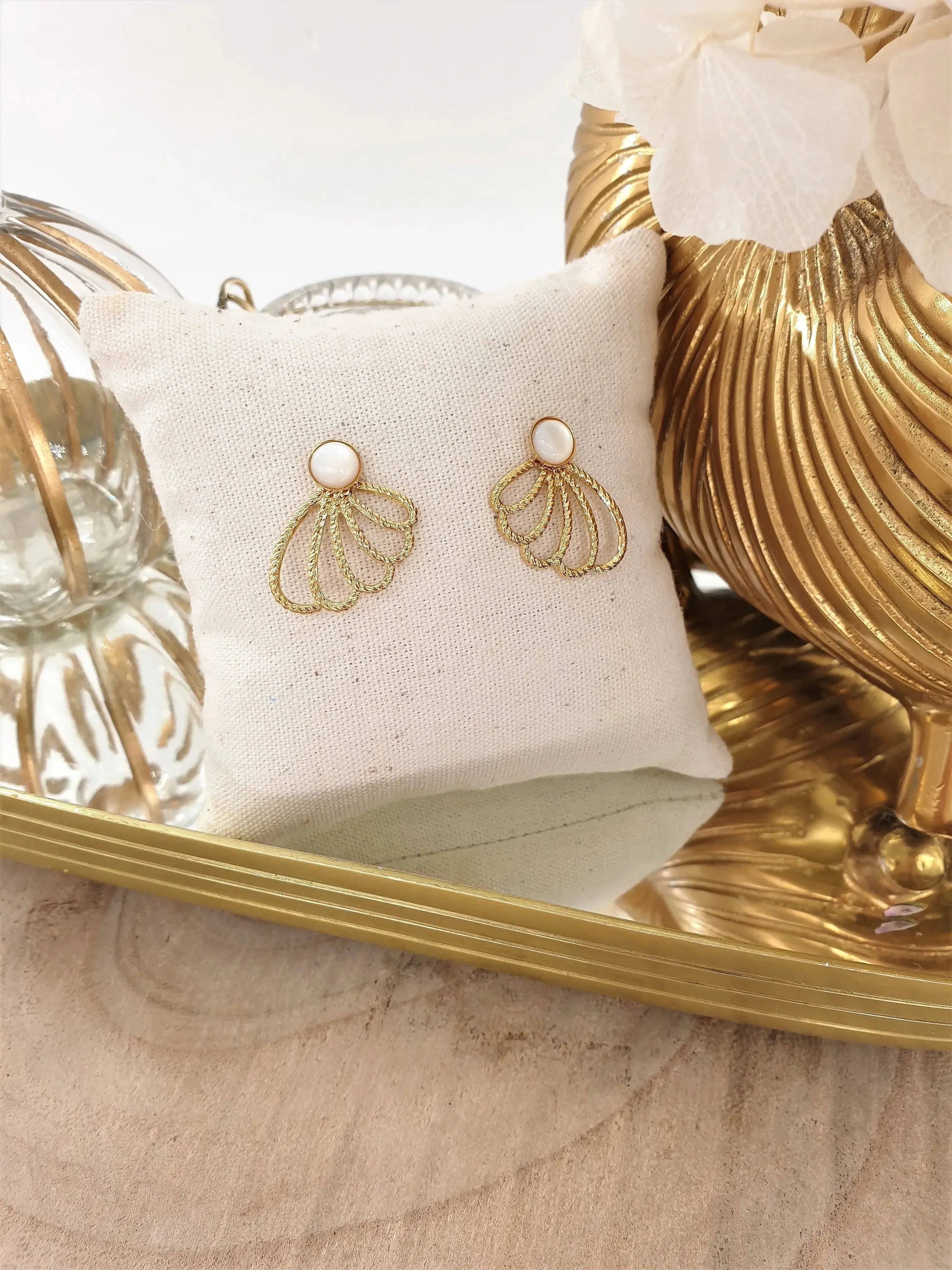 2 en 1 ROCHELLE MIX BO-BO / Earrings-Les Petites Pampilles