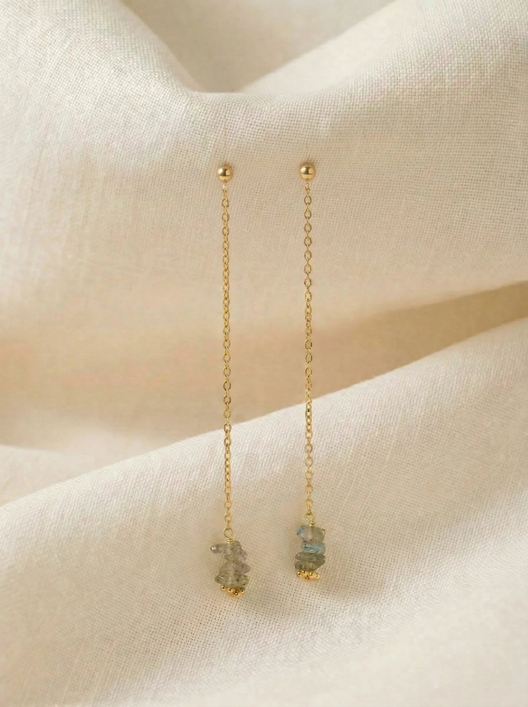 ANELYS BO GRIS-BO / Earrings-Les Petites Pampilles