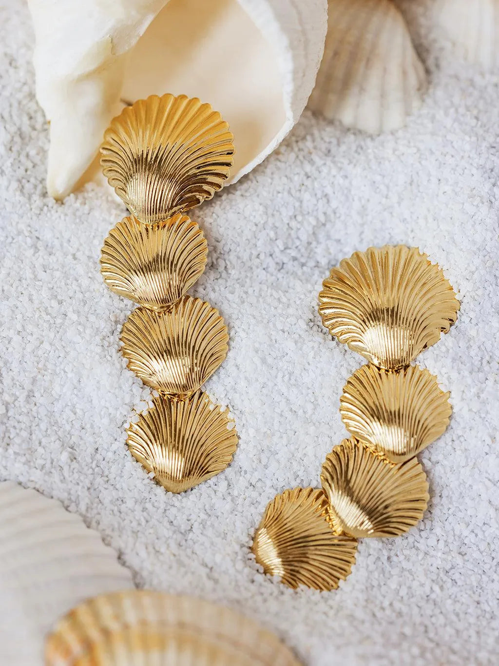 BARNEY BO-BO / Earrings- Bijoux dorés -Les Petites Pampilles