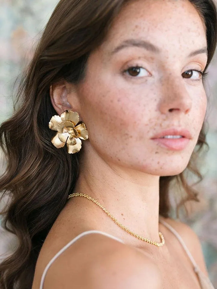 VIALA BO-BO / Earrings- Bijoux dorés -Les Petites Pampilles