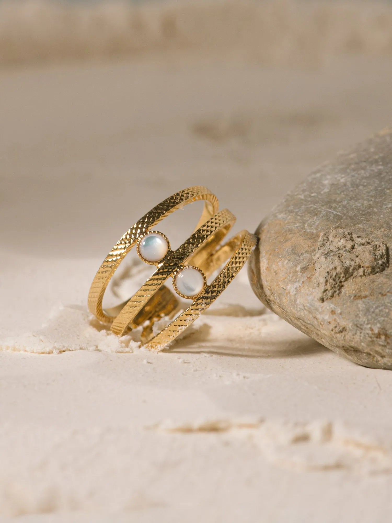 CALISTA BA BLANC-Bagues / rings-Les Petites Pampilles