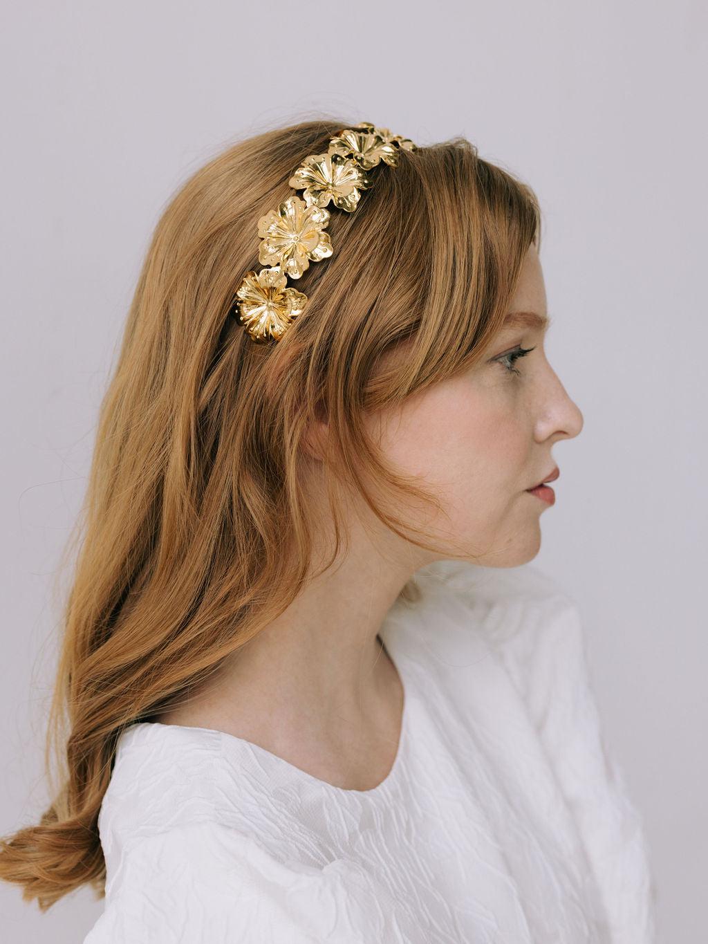 ESMERALDA SERRE TETE-Doré-Les Petites Pampilles