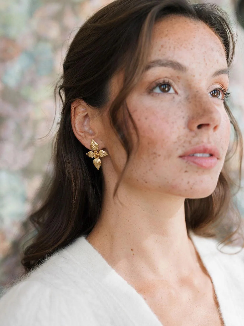 GUILLEMETTE BO-BO / Earrings- Bijoux dorés -Les Petites Pampilles