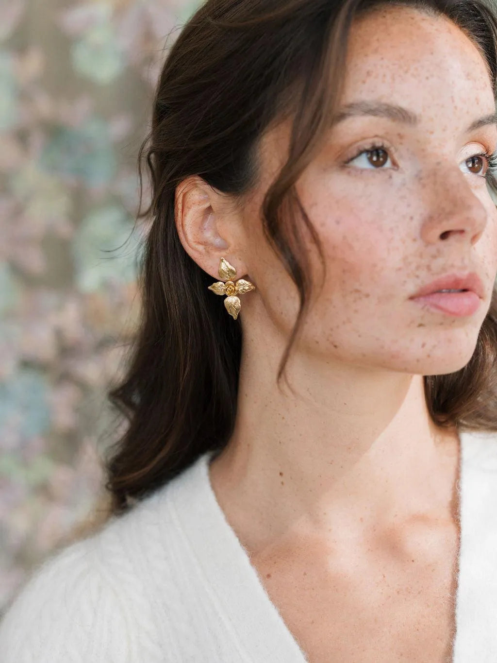 GUILLEMETTE BO-BO / Earrings- Bijoux dorés -Les Petites Pampilles