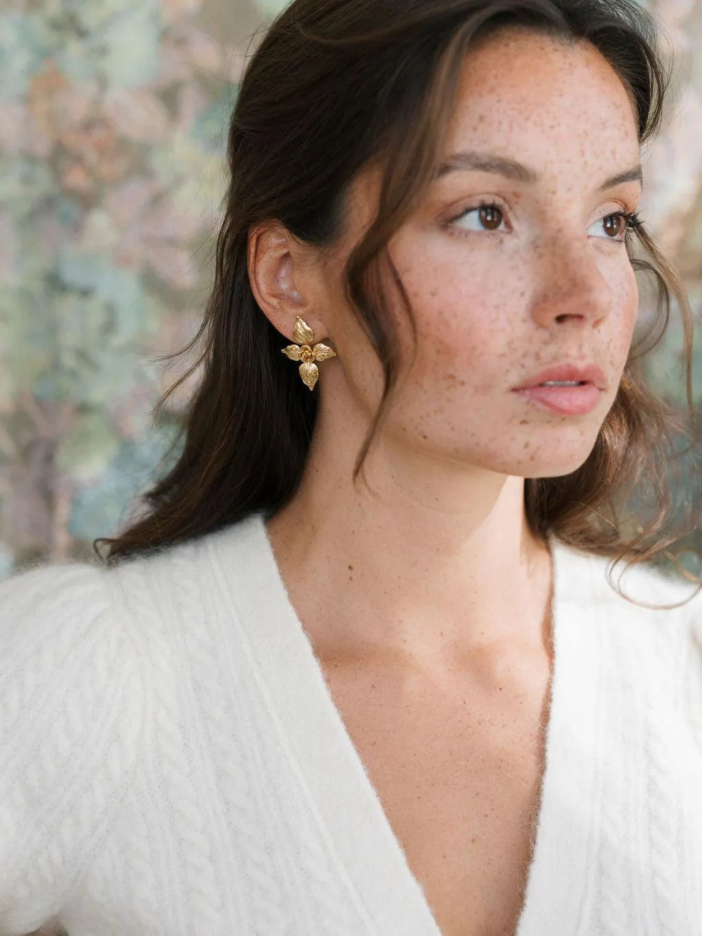 GUILLEMETTE BO-BO / Earrings- Bijoux dorés -Les Petites Pampilles