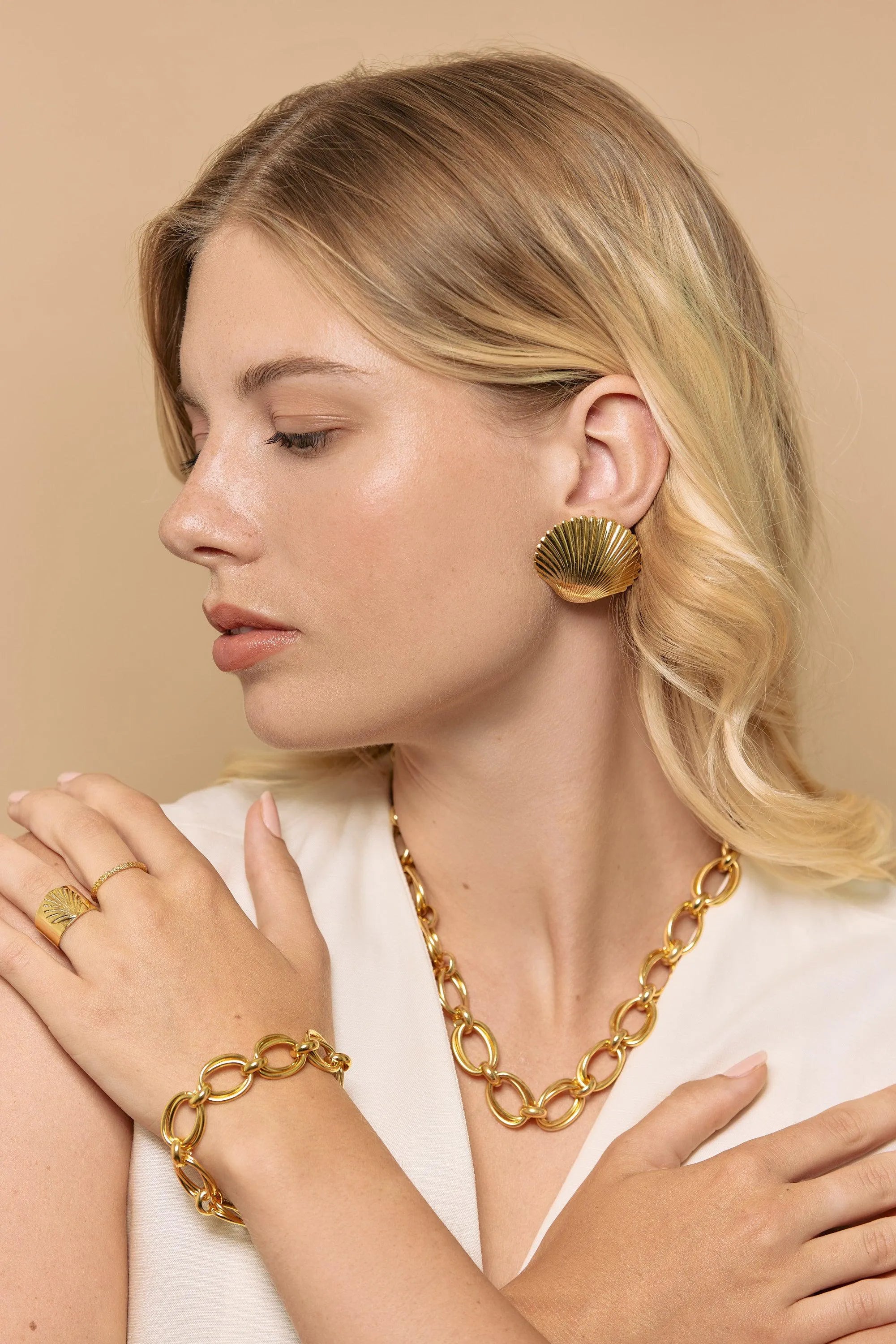 HOANI BO-BO / Earrings- Bijoux dorés -Les Petites Pampilles