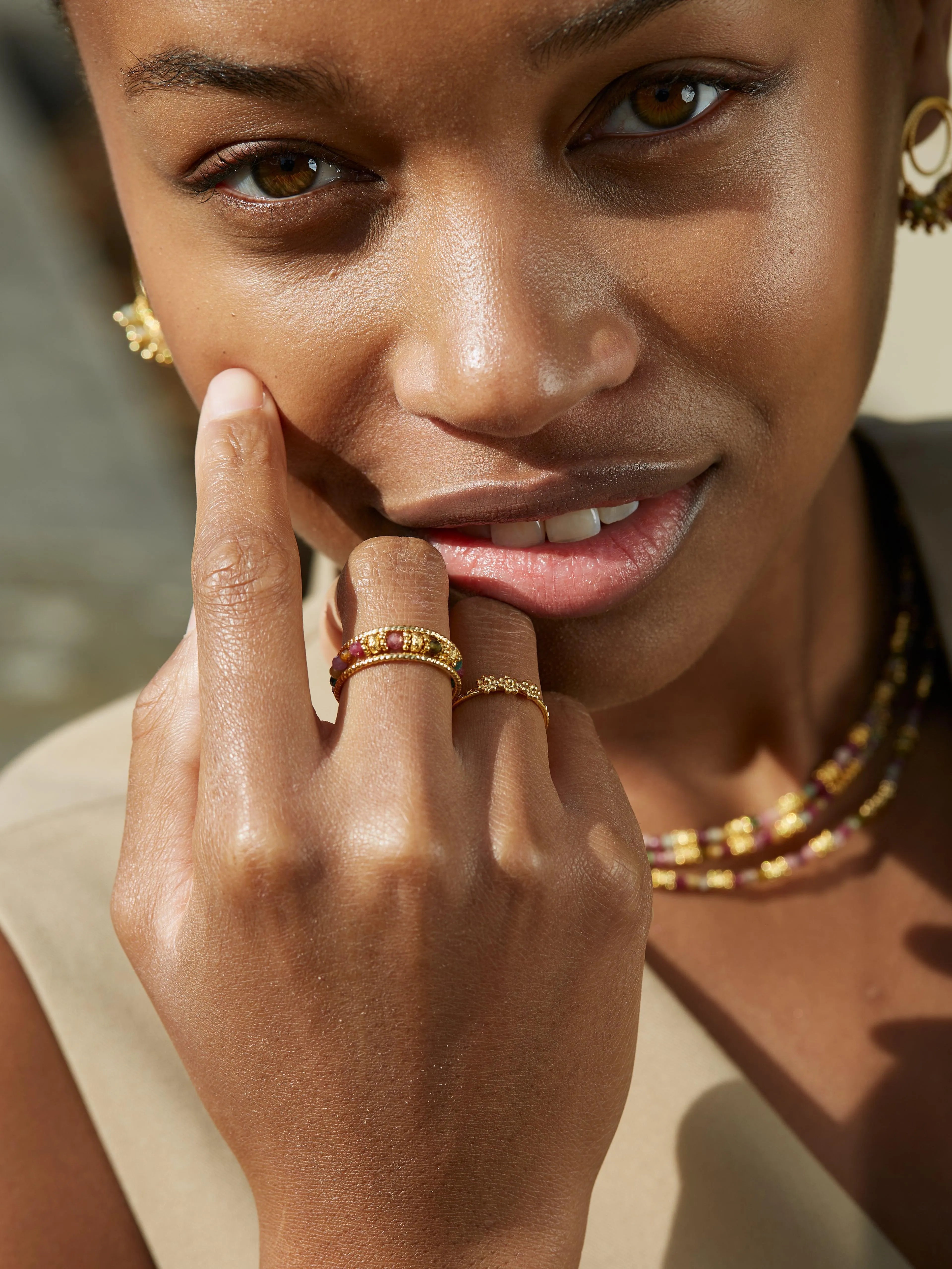 JOLENE BA-Bagues / rings- Bijoux dorés -Les Petites Pampilles