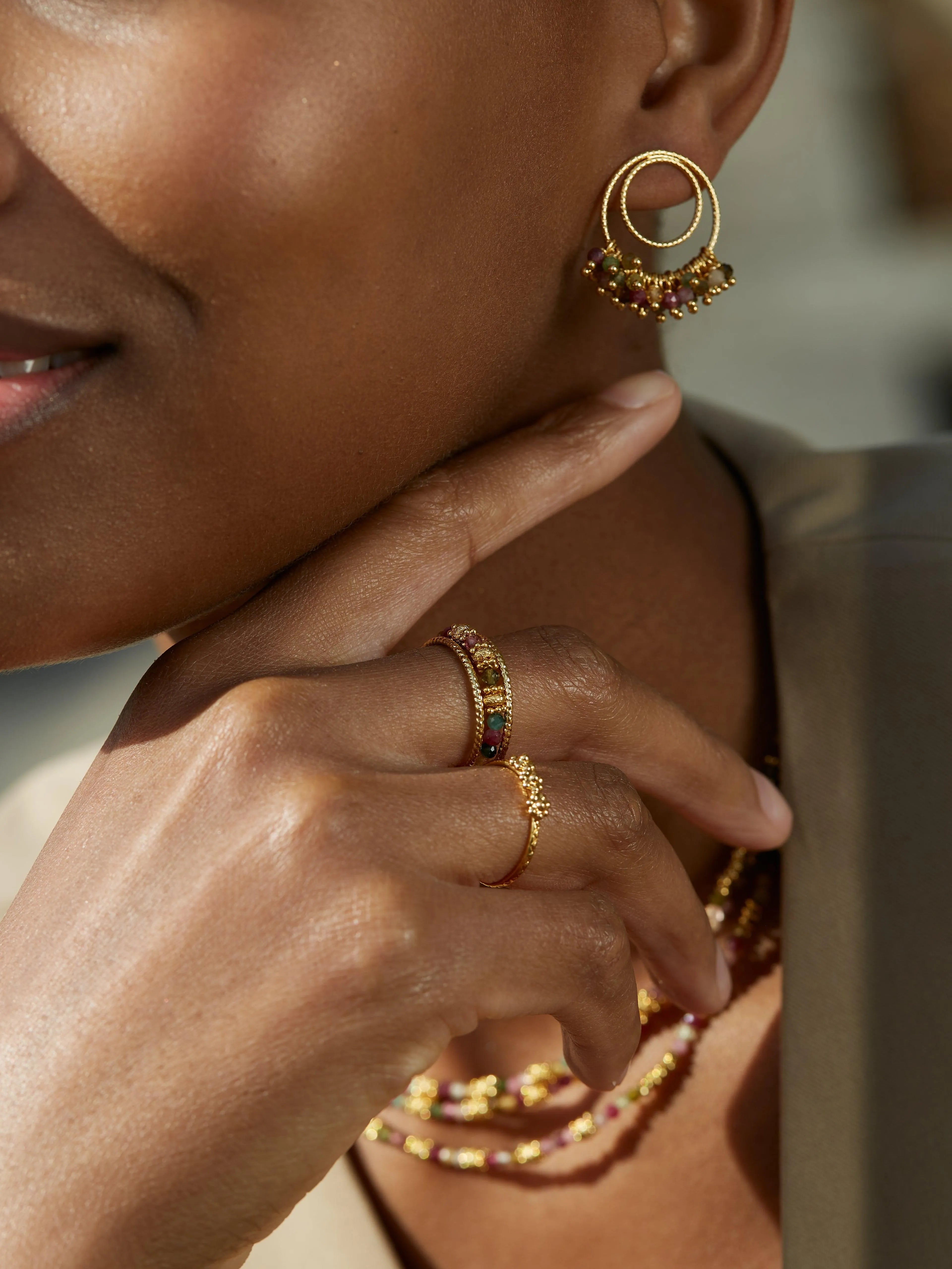 JOLENE BA-Bagues / rings- Bijoux dorés -Les Petites Pampilles