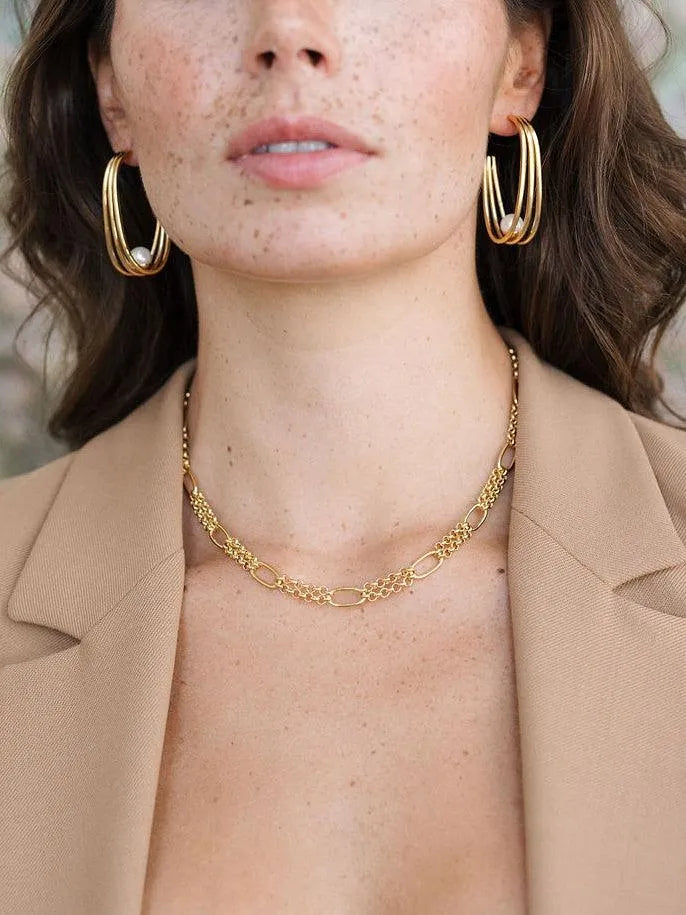 JUNE CO-Colliers / Necklaces- Bijoux dorés -Les Petites Pampilles