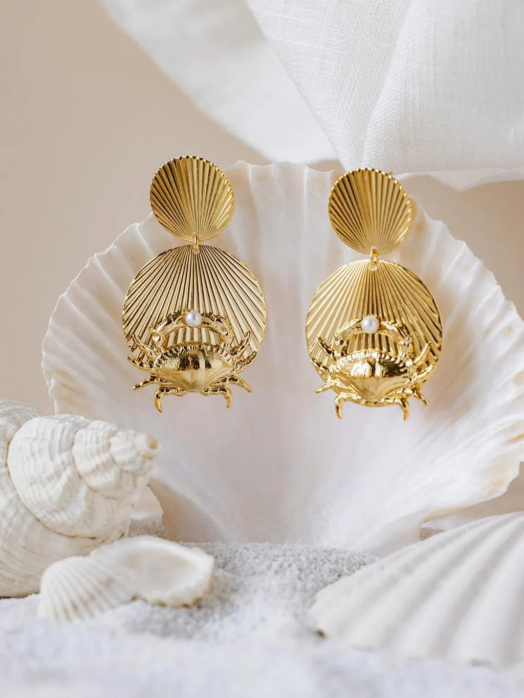 KEIKI BO-BO / Earrings- Bijoux dorés -Les Petites Pampilles