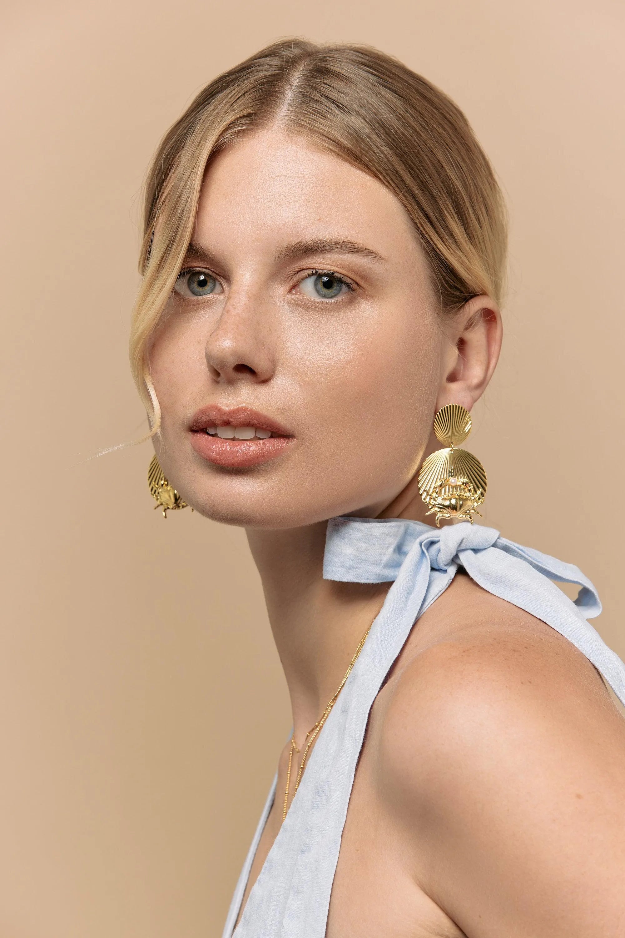 KEIKI BO-BO / Earrings- Bijoux dorés -Les Petites Pampilles