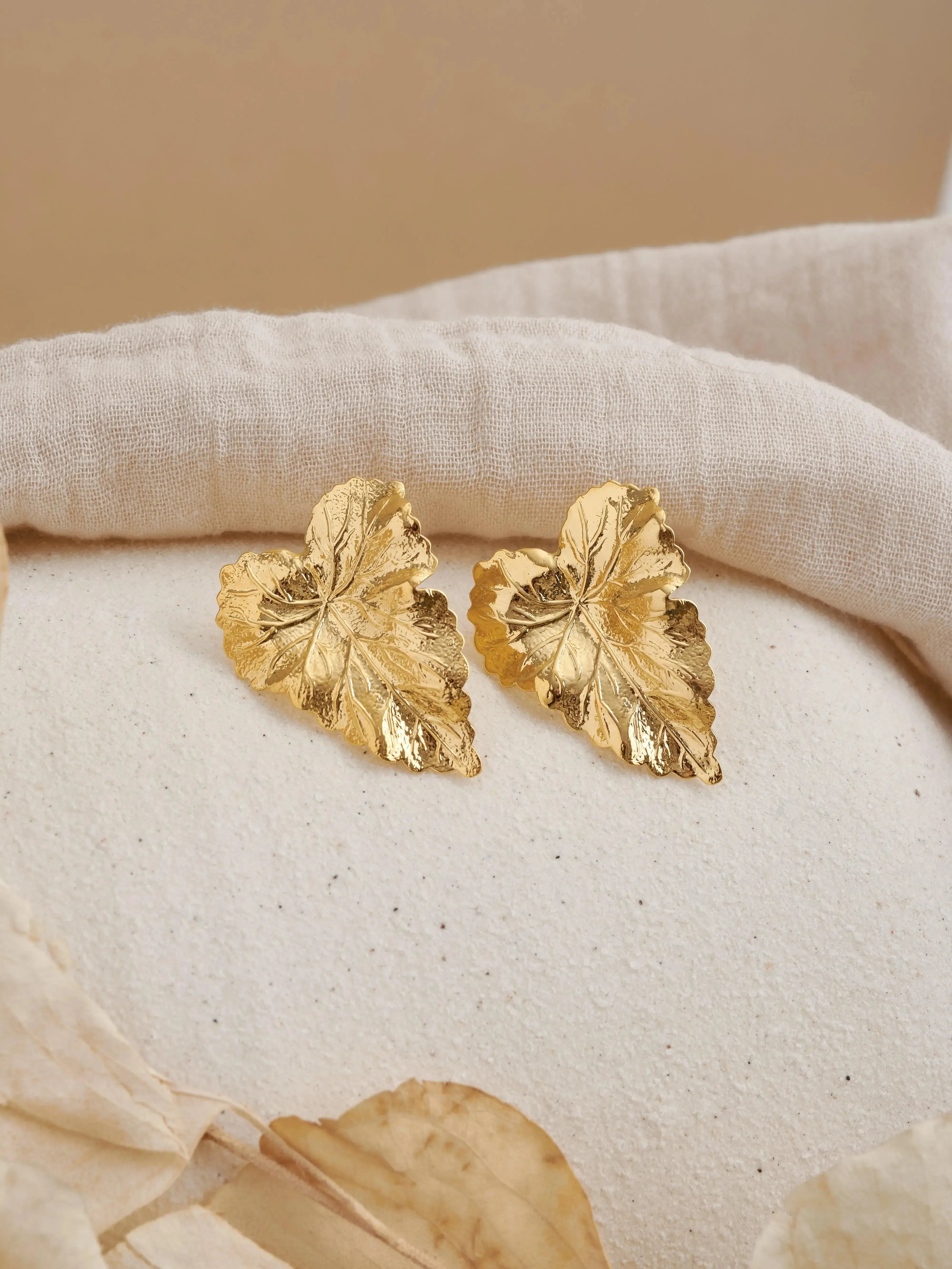 LEAVES BO-BO / Earrings-Les Petites Pampilles