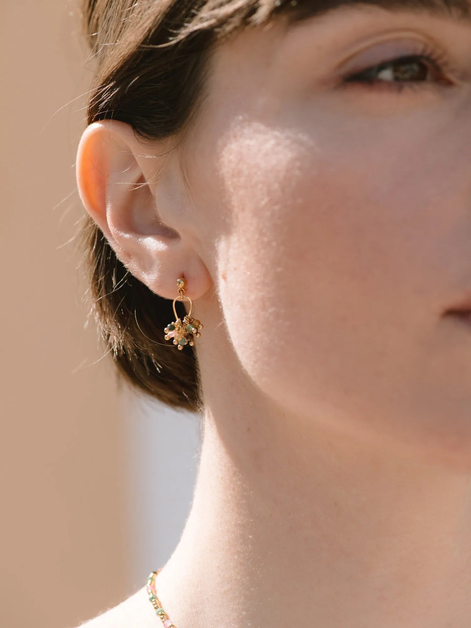 LORRAINE MINI BO TOURM-BO / Earrings-Les Petites Pampilles