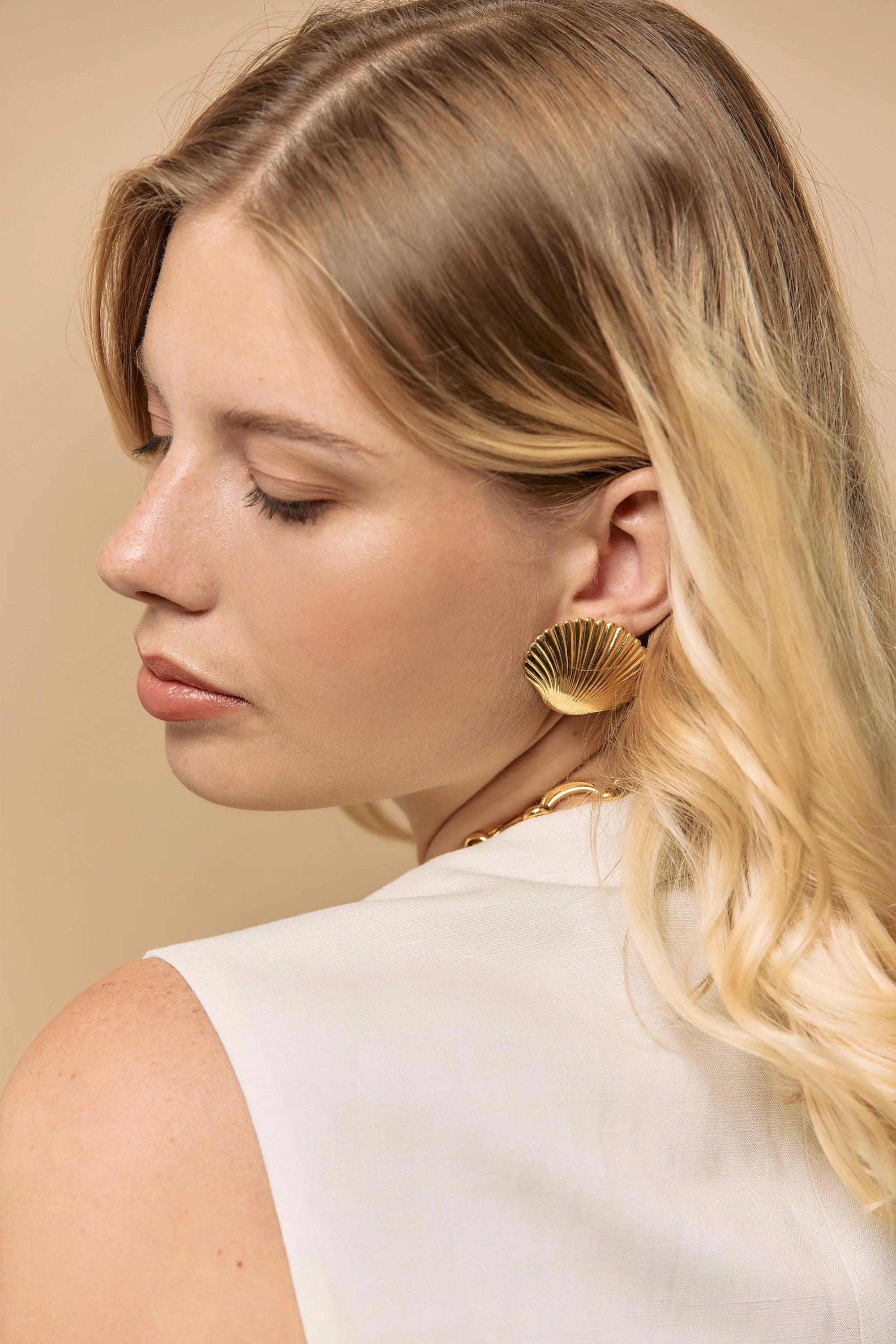 HOANI BO-BO / Earrings- Bijoux dorés -Les Petites Pampilles