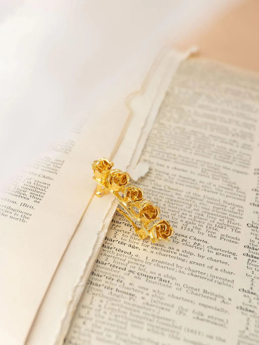 MAEVE BARRETTE-Doré-Les Petites Pampilles