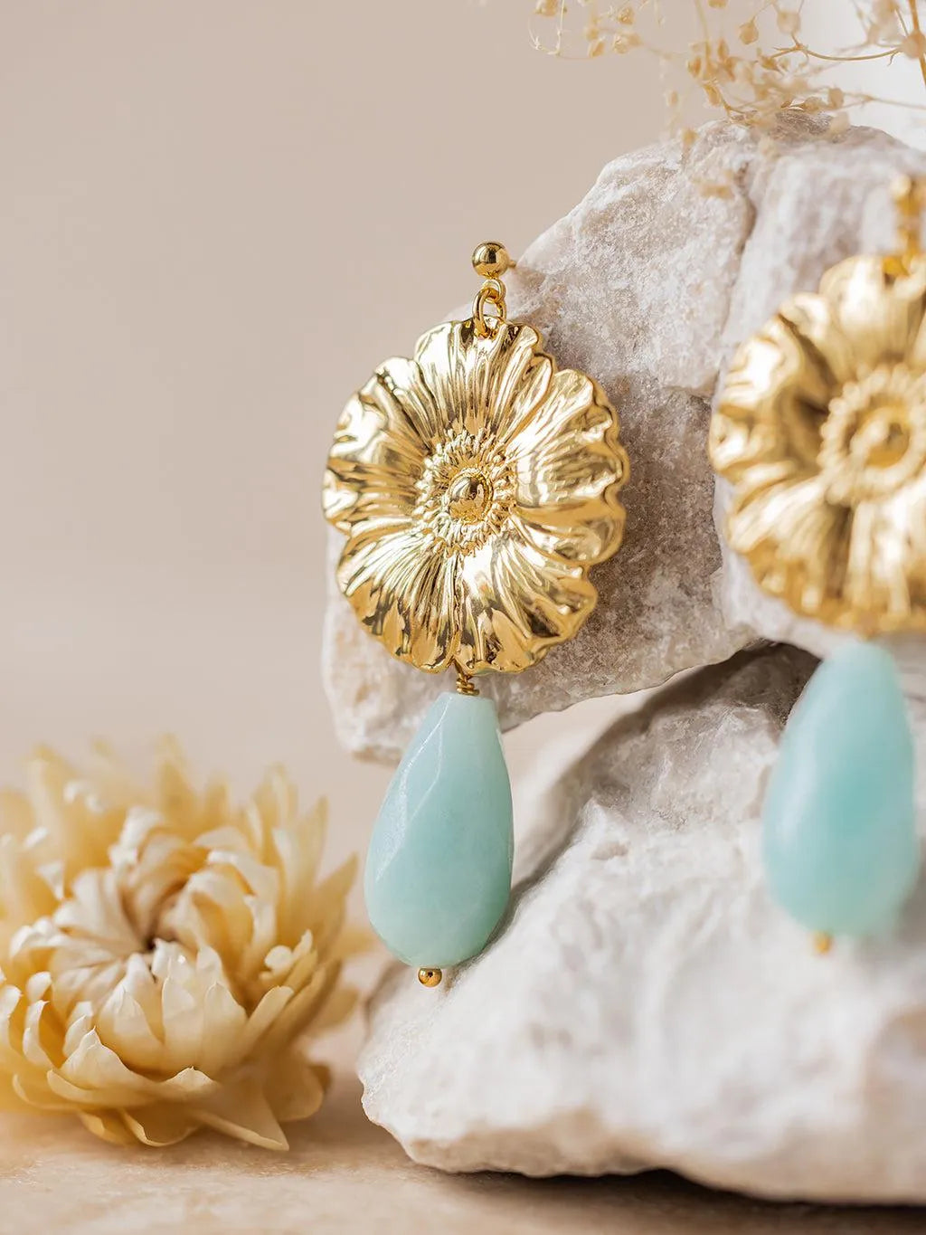 MAGGIE BO-BO / Earrings- Bijoux dorés -Les Petites Pampilles