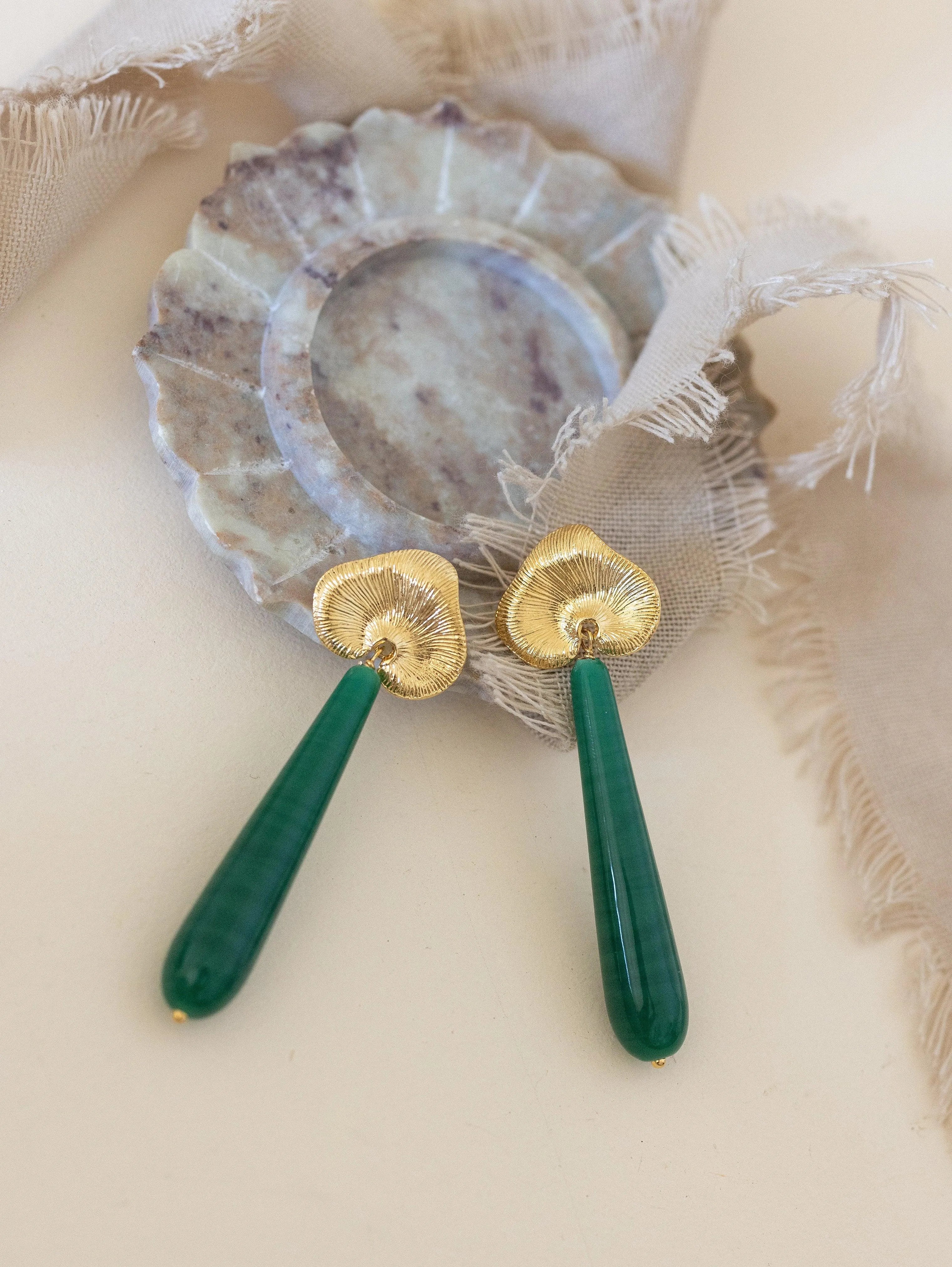 MALIA BO-BO / Earrings- Bijoux dorés -Les Petites Pampilles