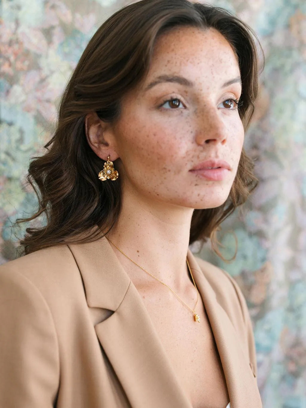 MEREDITH BO-BO / Earrings- Bijoux dorés -Les Petites Pampilles