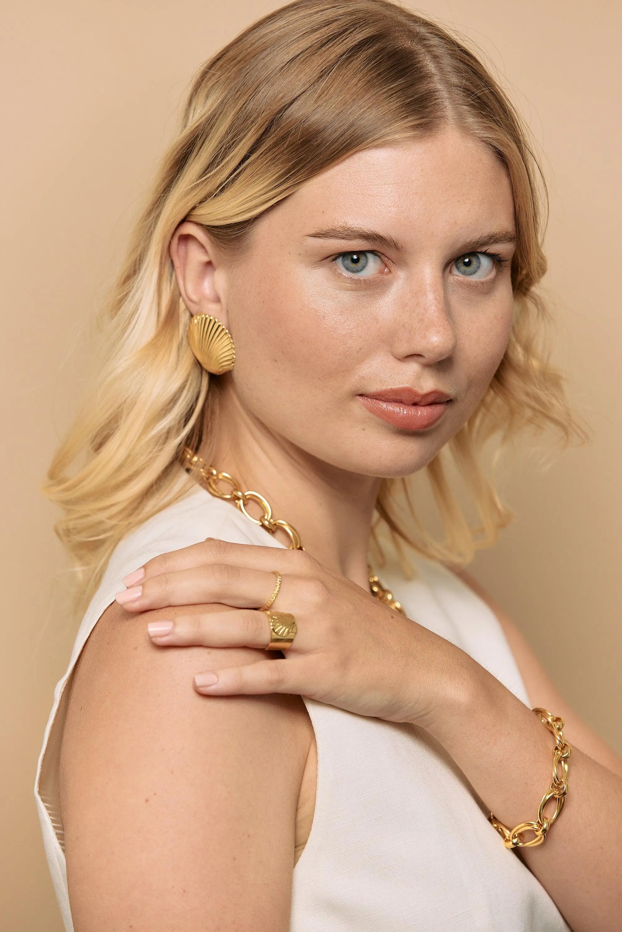 MERMAID BA-Bagues / rings- Bijoux dorés -Les Petites Pampilles