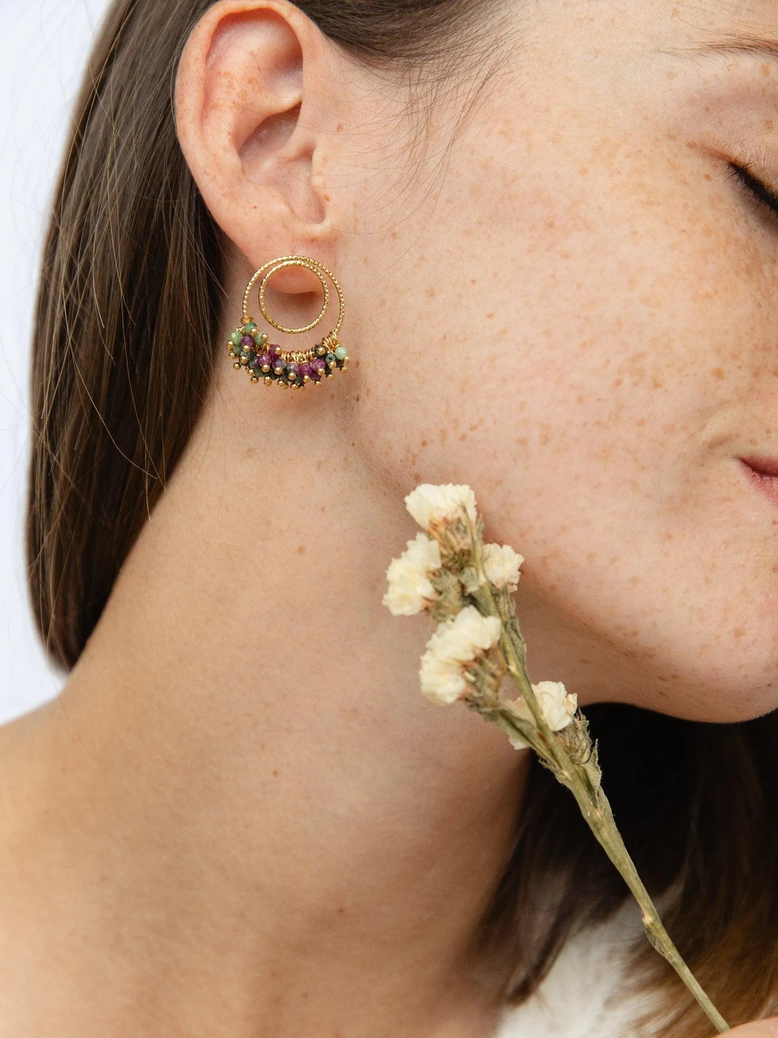 MINI GROSEILLES BO-BO / Earrings-Les Petites Pampilles