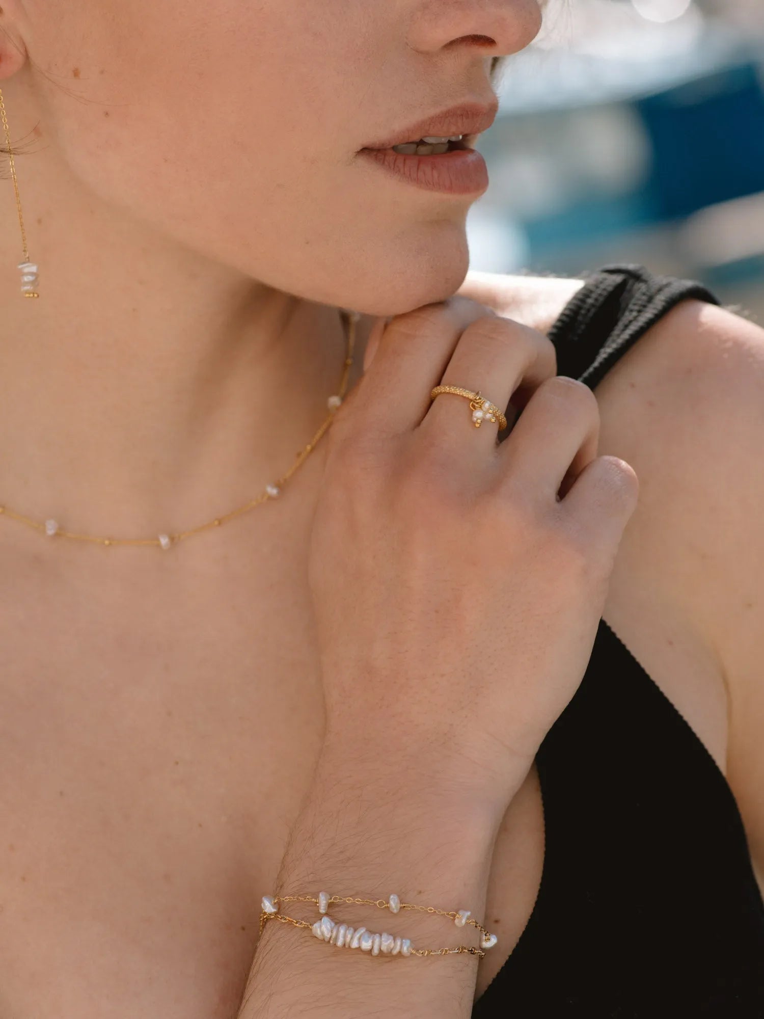 NELOR BR BLANC-Bracelets-Les Petites Pampilles