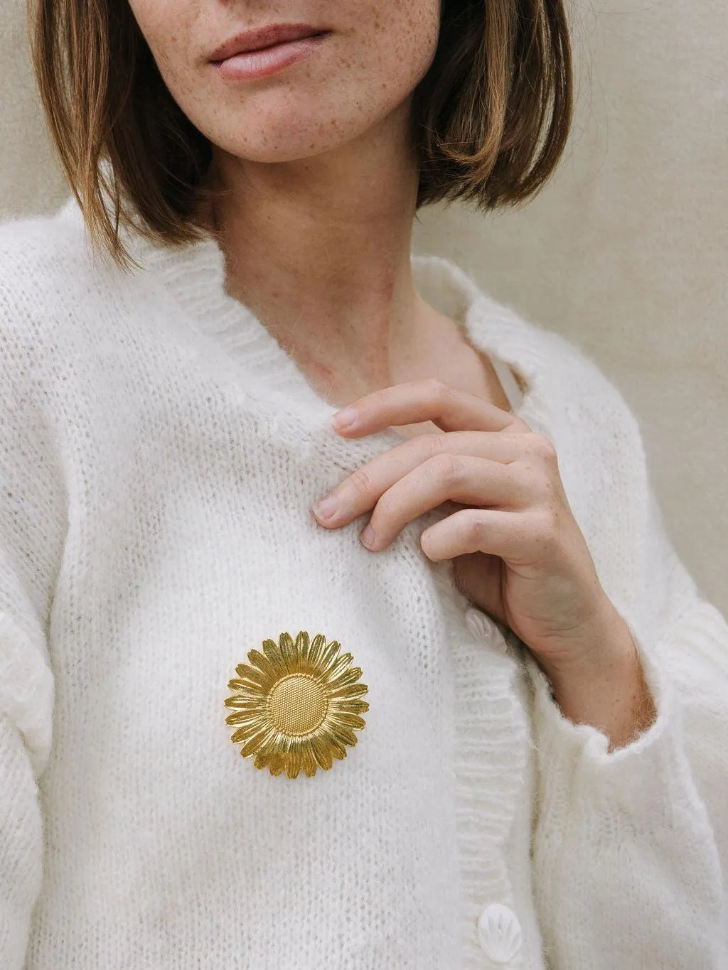 RAIPONCE BROCHE-Doré-Les Petites Pampilles