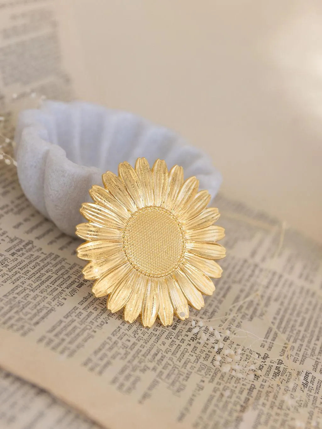 RAIPONCE BROCHE-Doré-Les Petites Pampilles