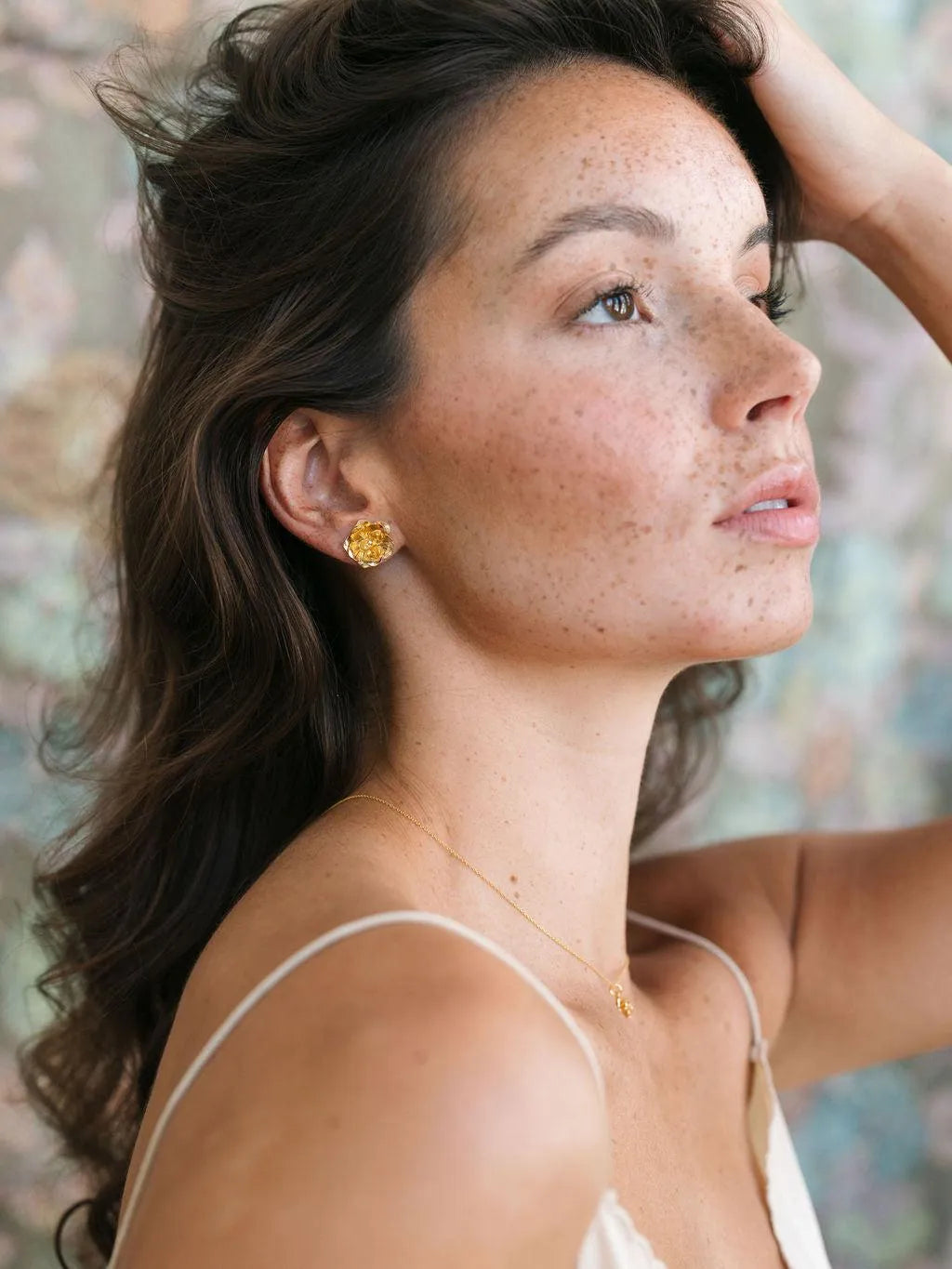 ROSY BO-BO / Earrings- Bijoux dorés -Les Petites Pampilles