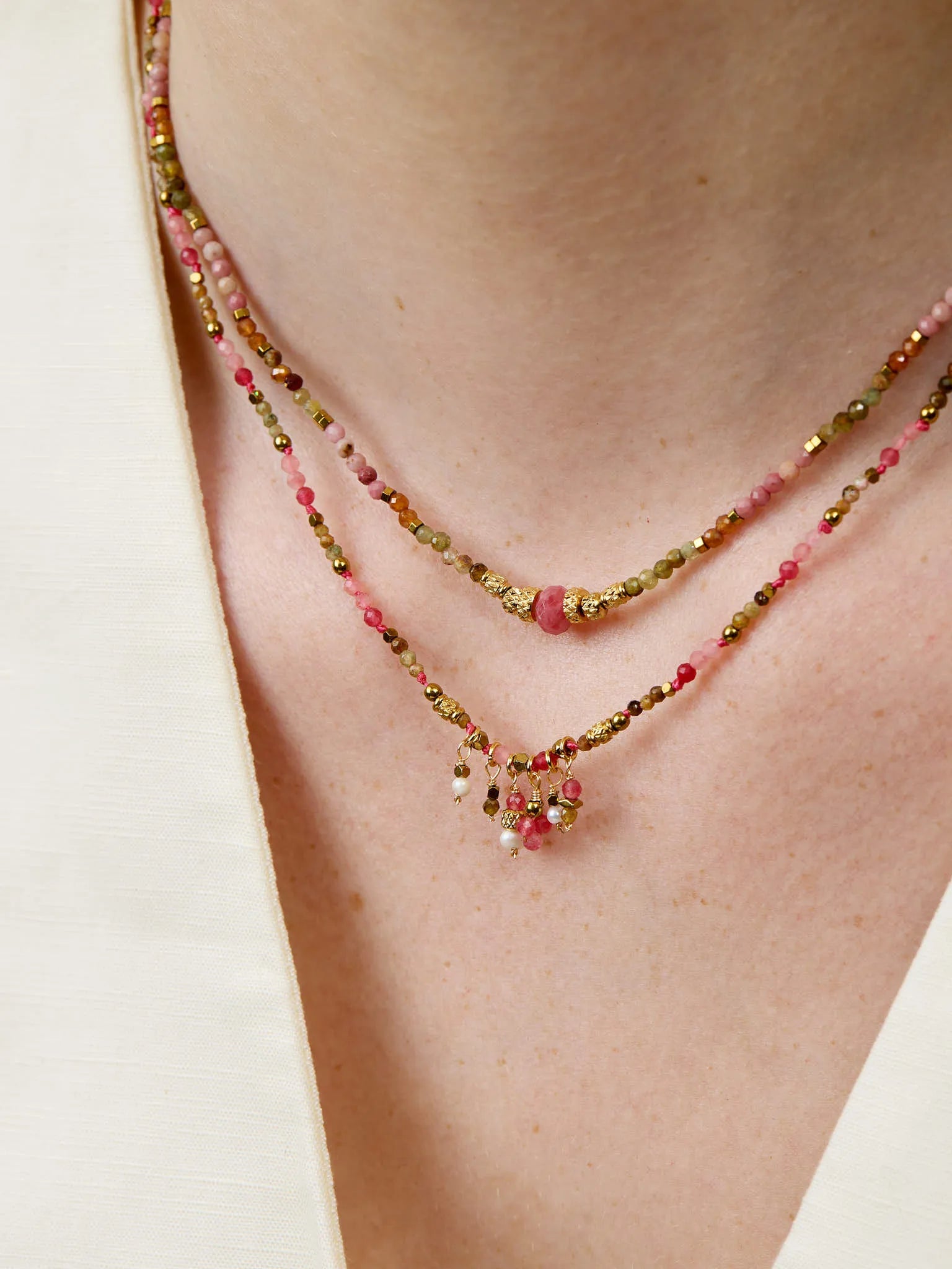 SELECT SAKURA CO-Colliers / Necklaces-Les Petites Pampilles