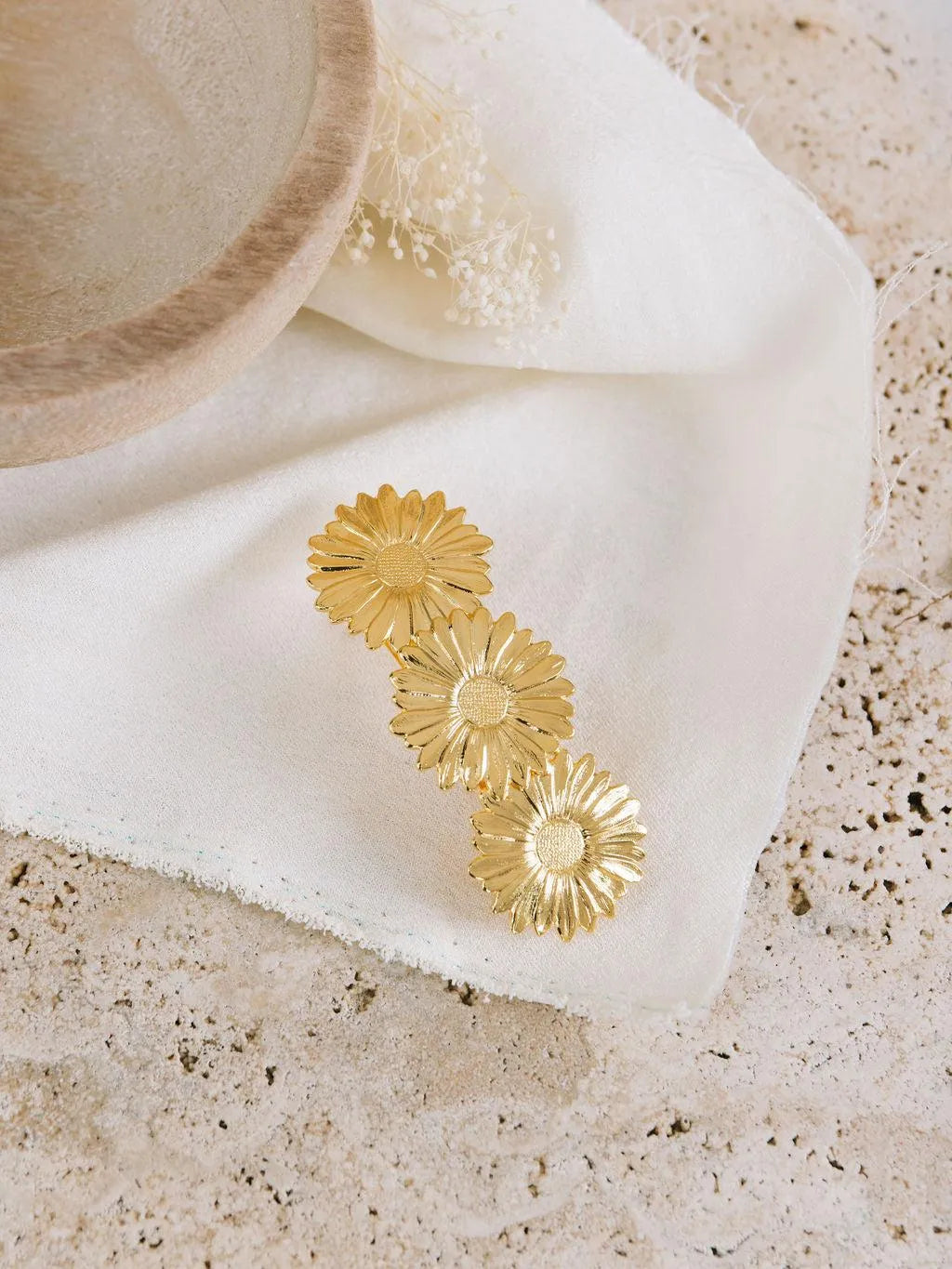 SOLANGE BARRETTE-Doré-Les Petites Pampilles