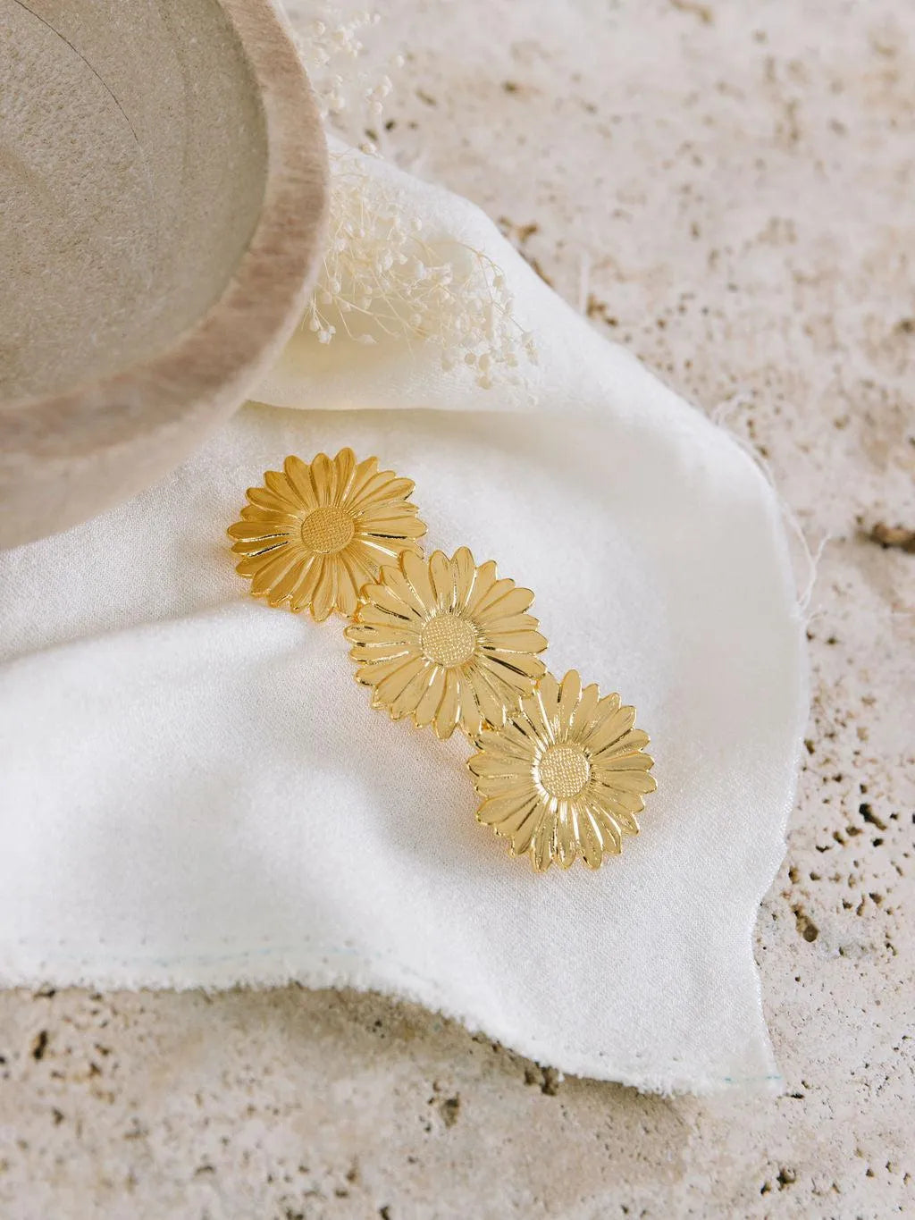 SOLANGE BARRETTE-Doré-Les Petites Pampilles