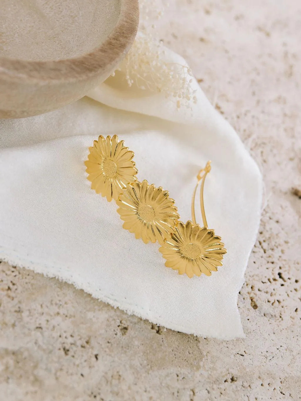 SOLANGE BARRETTE-Doré-Les Petites Pampilles