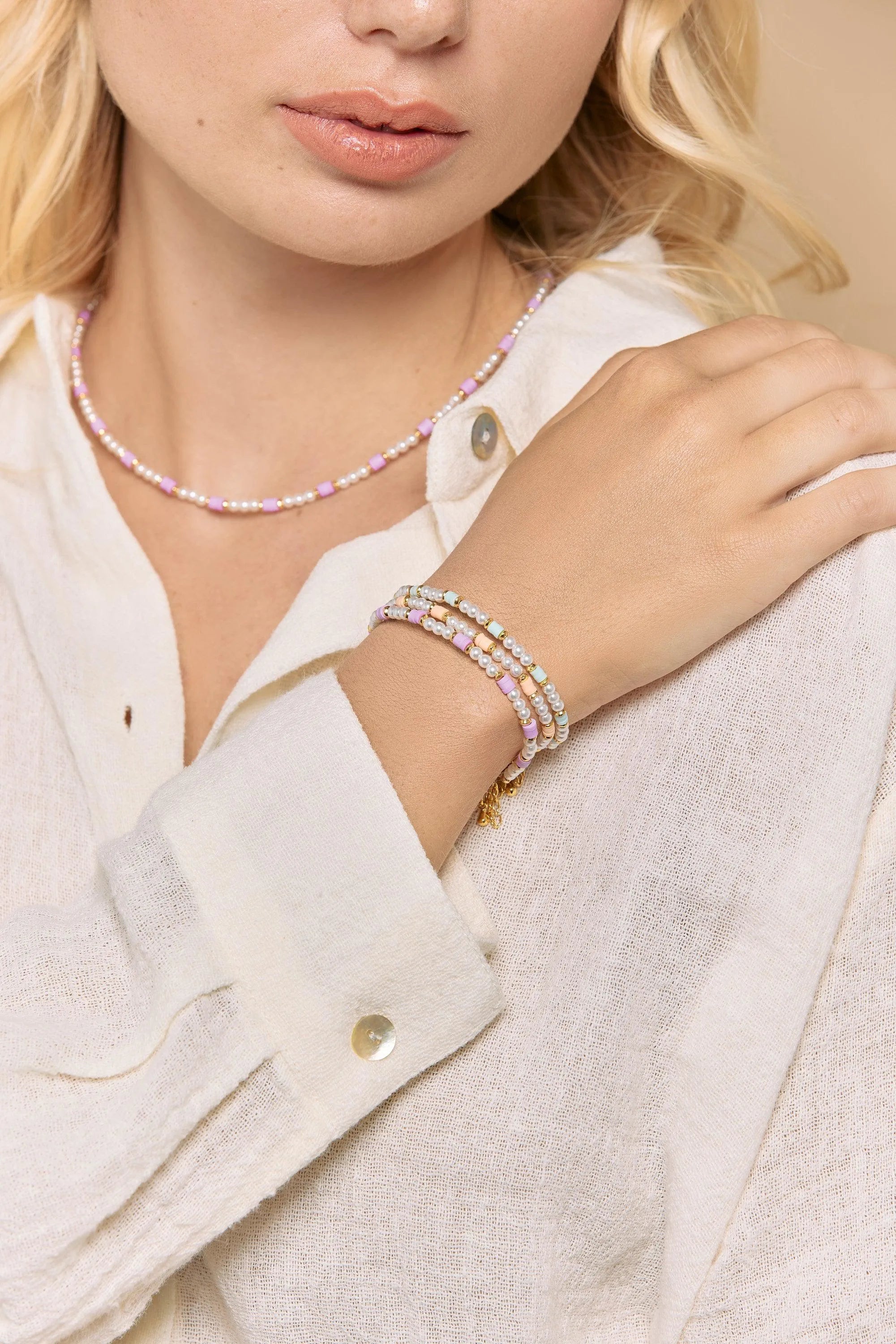 SUMMERPEARL CO-Colliers / Necklaces- Bijoux dorés -Les Petites Pampilles