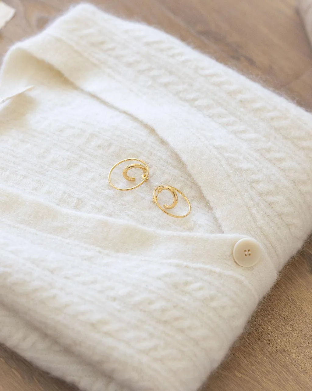 WANDA BO-BO / Earrings- Bijoux dorés -Les Petites Pampilles