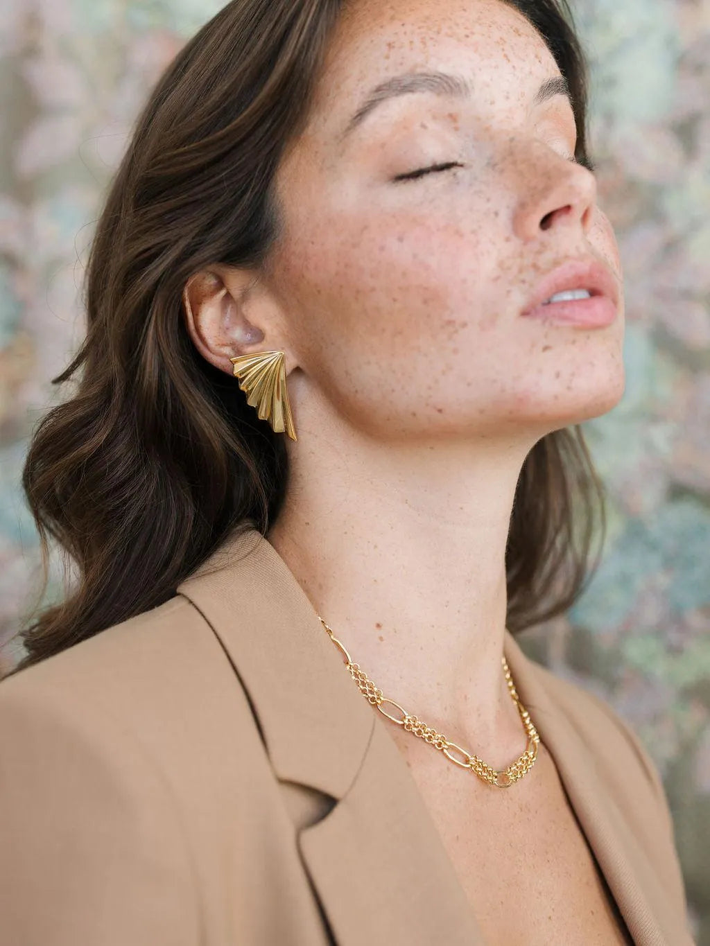 WINGS BO-BO / Earrings- Bijoux dorés -Les Petites Pampilles