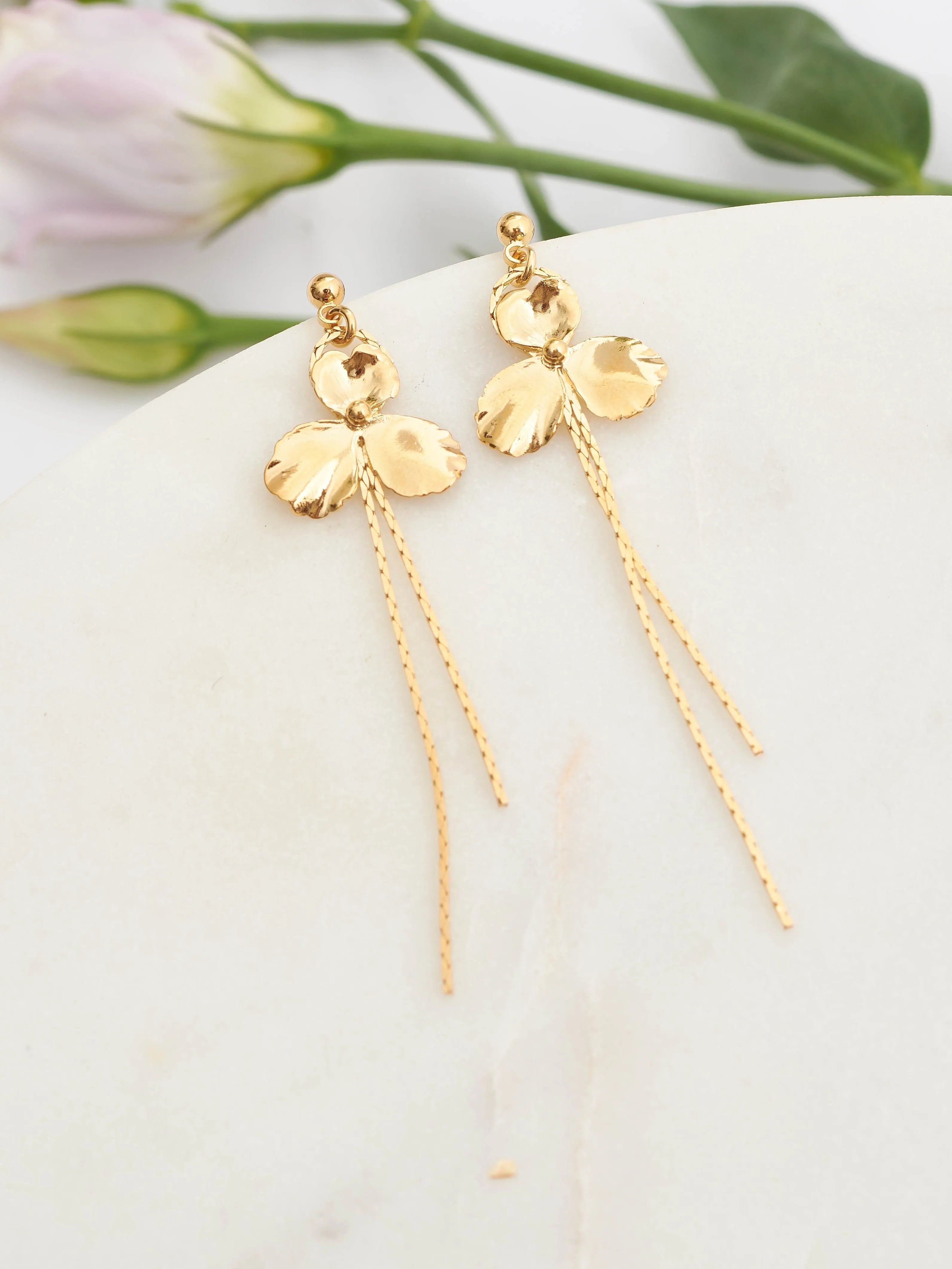 ZOHIA BO-BO / Earrings- Bijoux dorés -Les Petites Pampilles