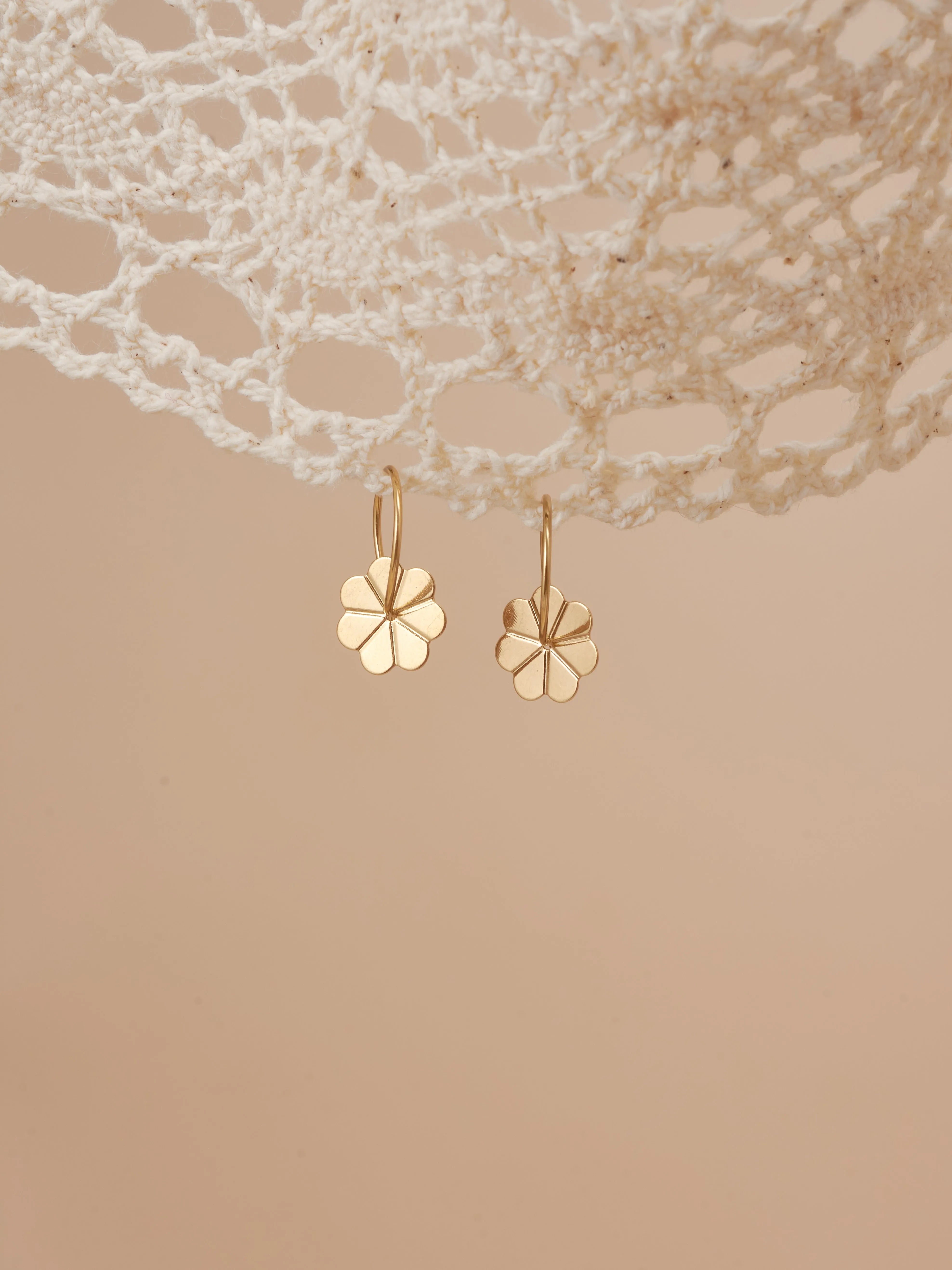 LITTLE FLEURETTES MINI BO-BO / Earrings-Les Petites Pampilles