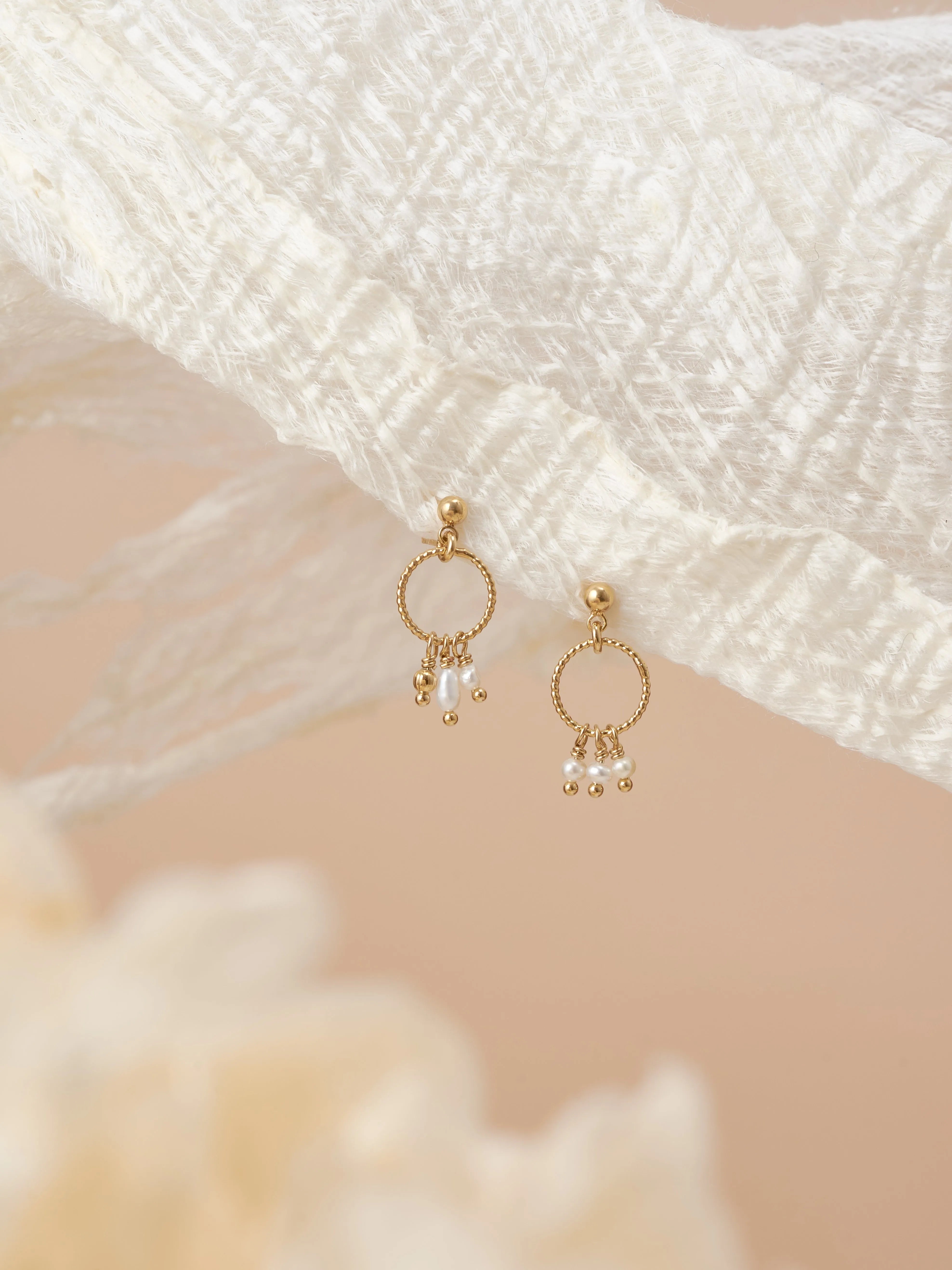 INES MINI BO-BO / Earrings-Les Petites Pampilles