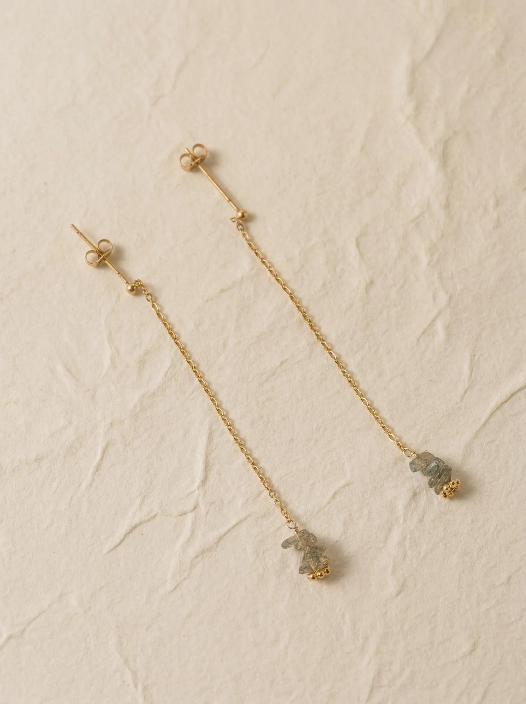 ANELYS BO GRIS-BO / Earrings-Les Petites Pampilles