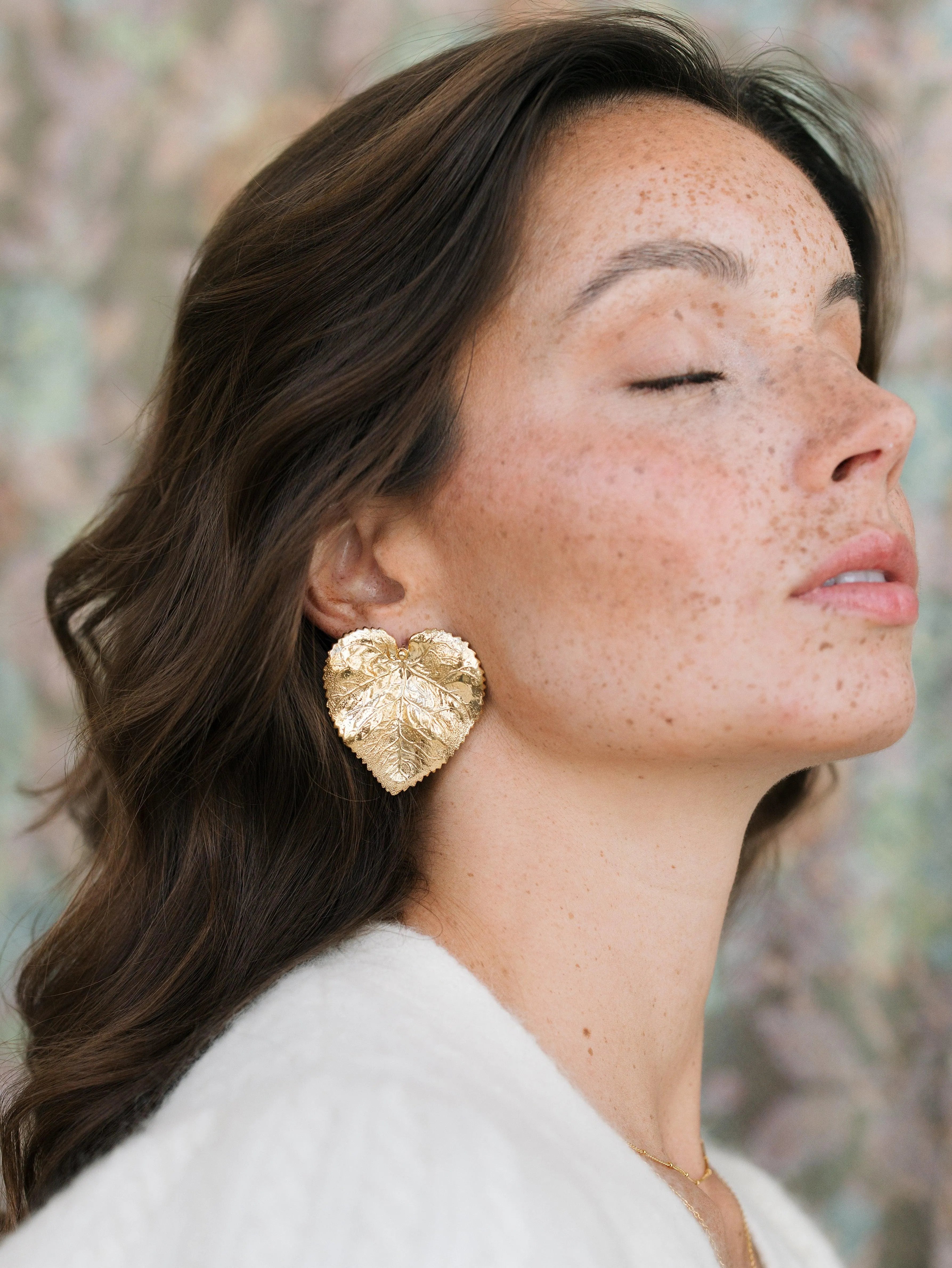 AZALEE BO-BO / Earrings- Bijoux dorés -Les Petites Pampilles