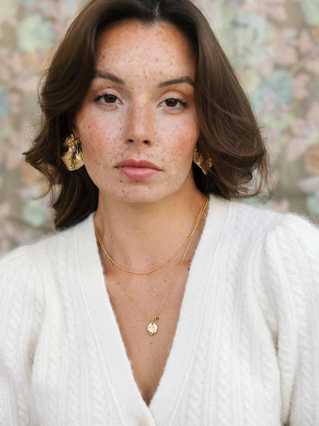 AZALEE BO-BO / Earrings- Bijoux dorés -Les Petites Pampilles