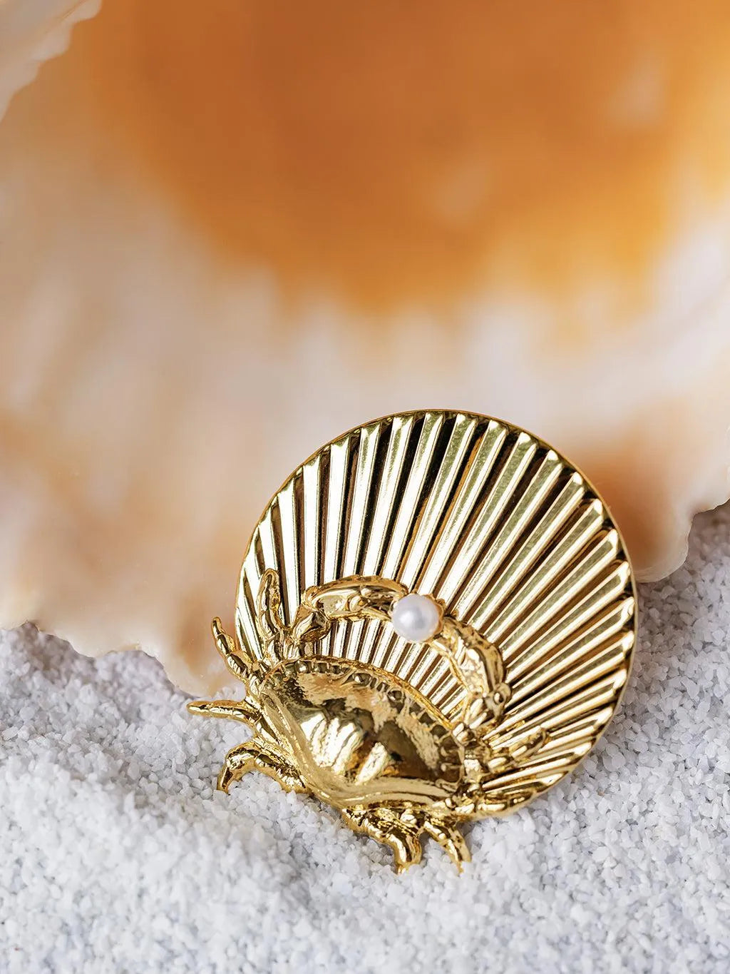 HINA BROCHE-Broches et pins- Bijoux dorés -Les Petites Pampilles