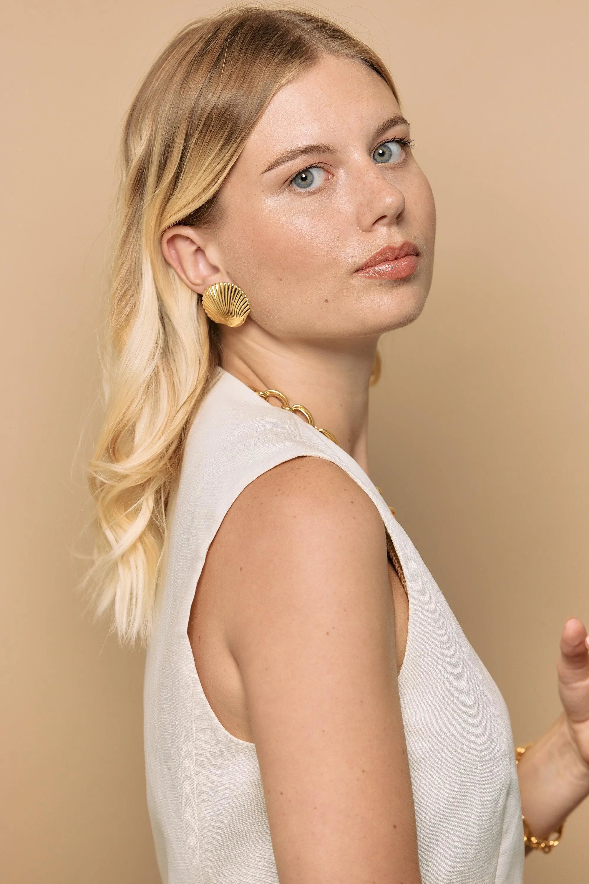 HOANI BO-BO / Earrings- Bijoux dorés -Les Petites Pampilles