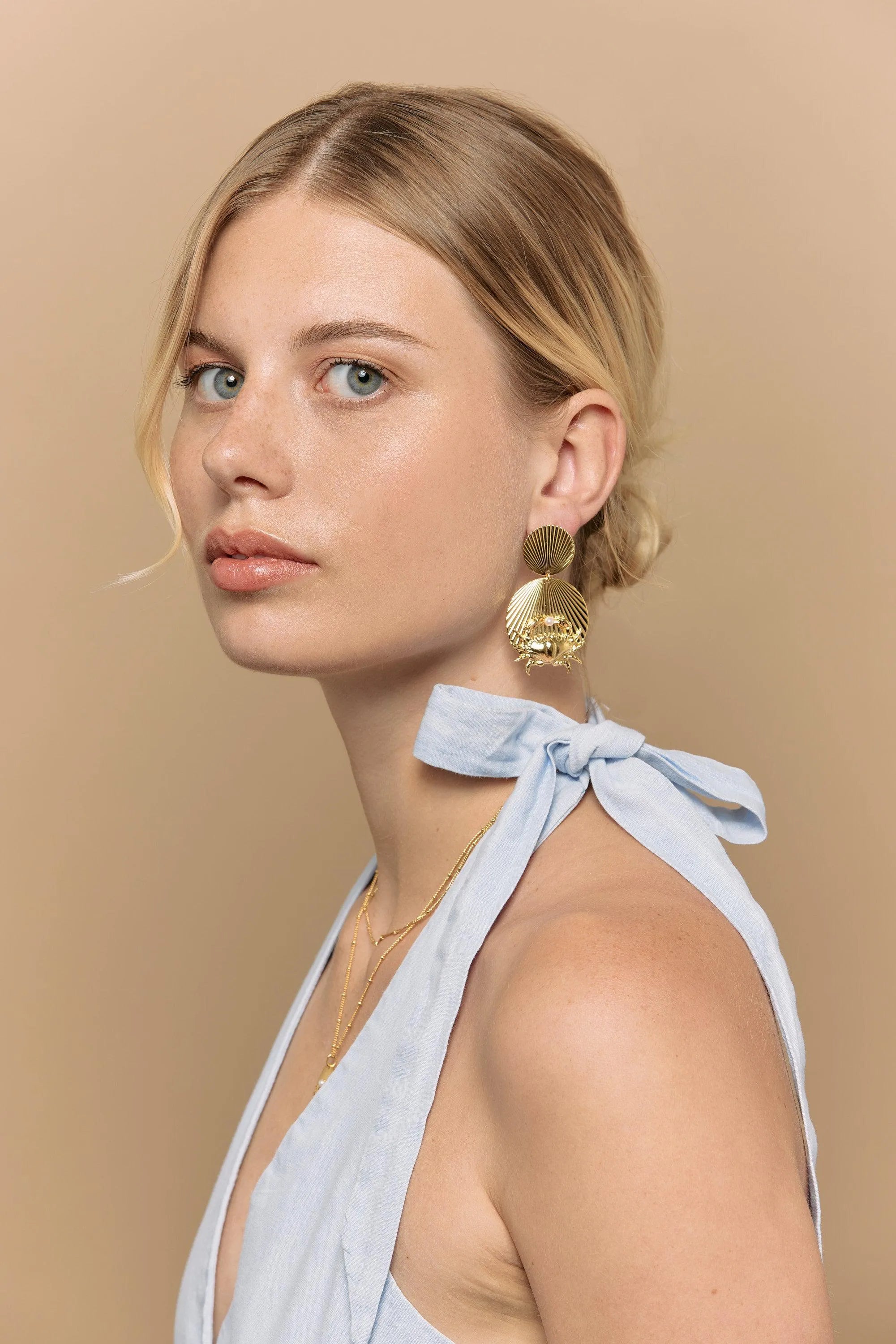 KEIKI BO-BO / Earrings- Bijoux dorés -Les Petites Pampilles