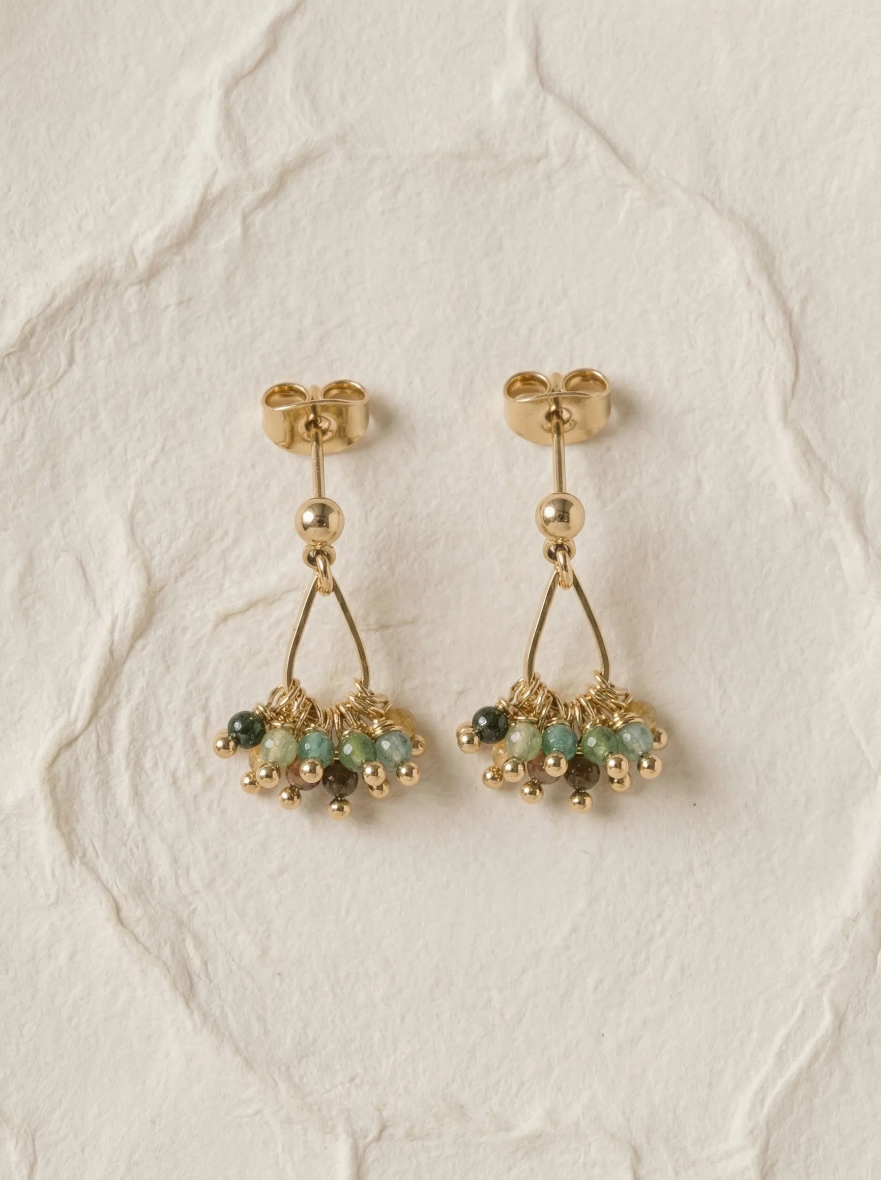 LORRAINE MINI BO TOURM-BO / Earrings-Les Petites Pampilles