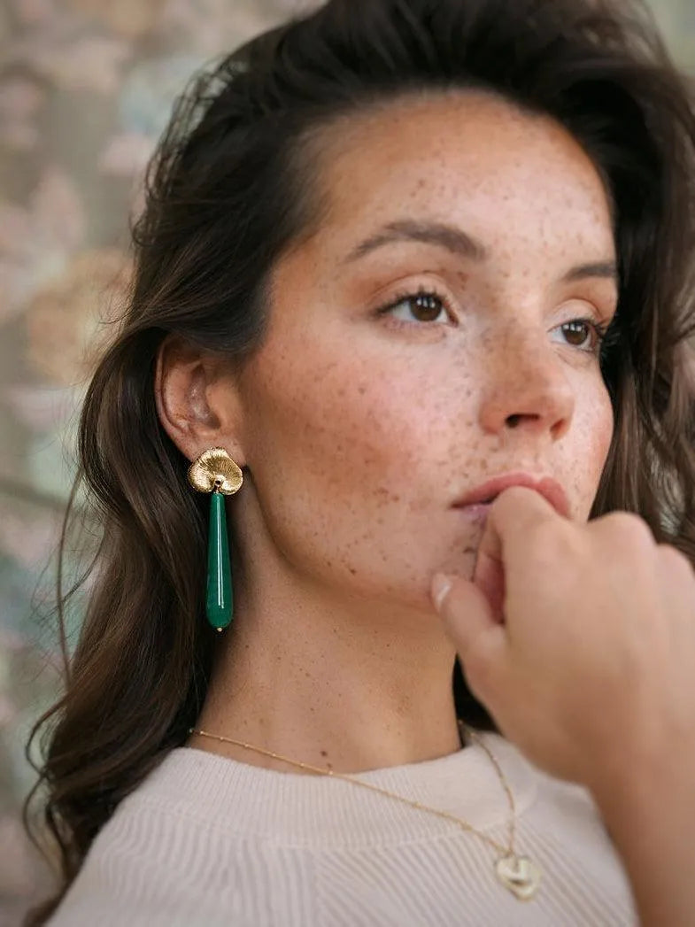 MALIA BO-BO / Earrings- Bijoux dorés -Les Petites Pampilles