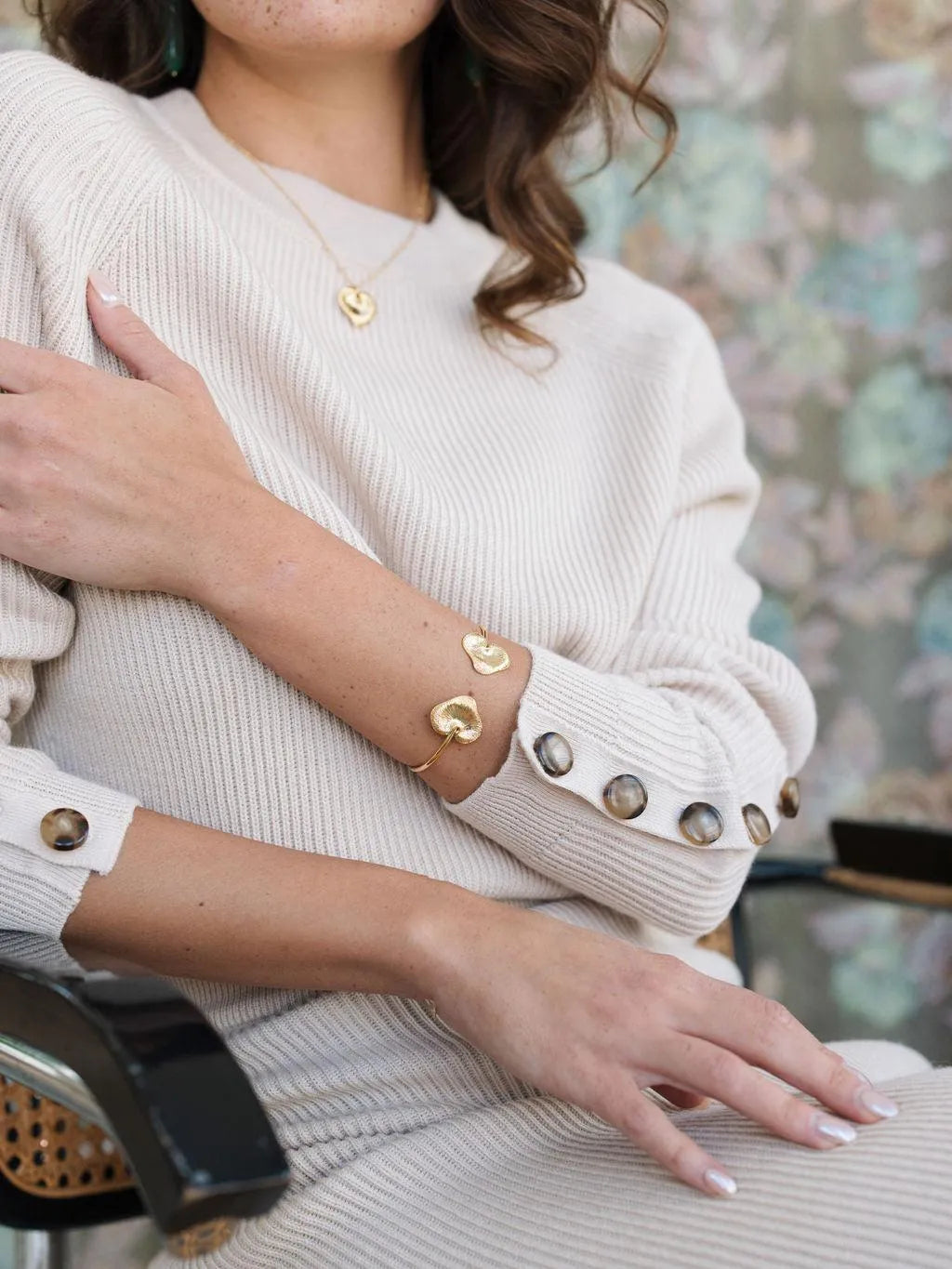 MALIA JONC-Bracelets- Bijoux dorés -Les Petites Pampilles