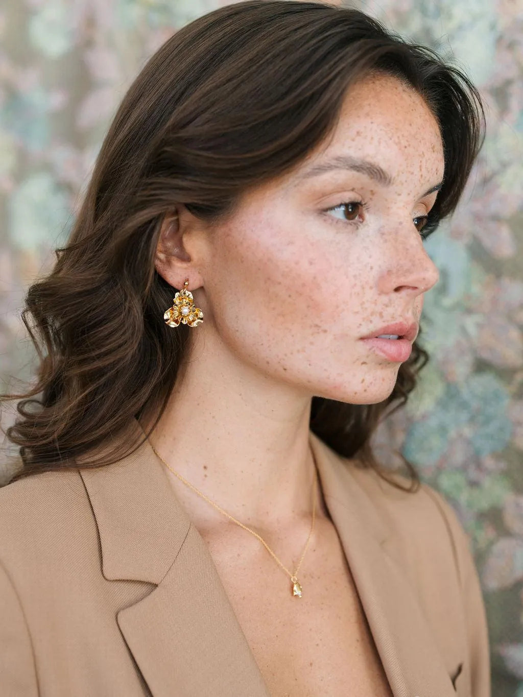 MEREDITH BO-BO / Earrings- Bijoux dorés -Les Petites Pampilles
