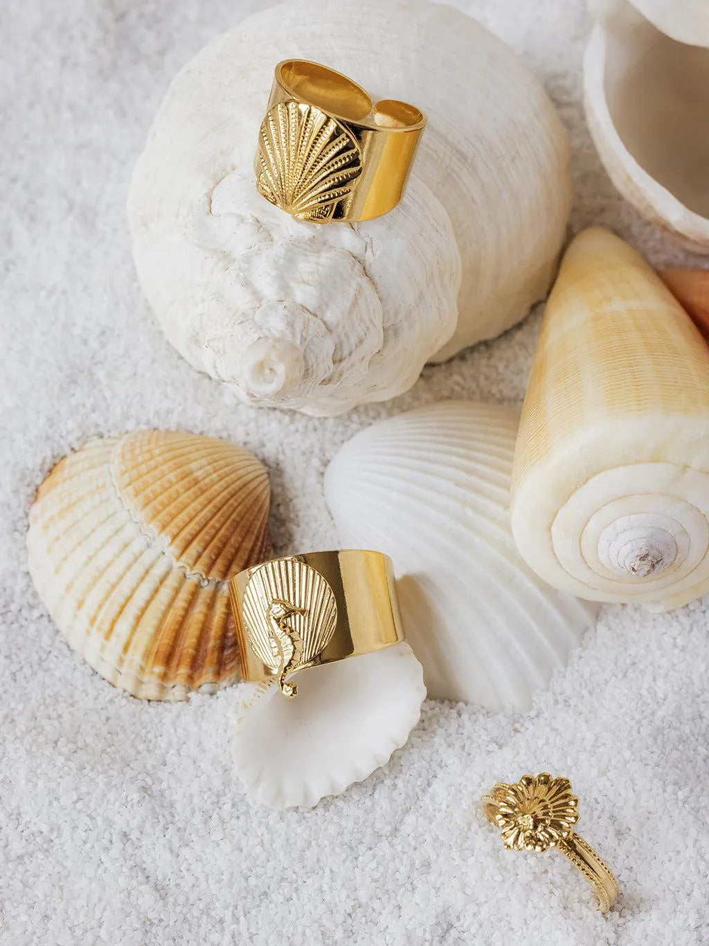 MERMAID BA-Bagues / rings- Bijoux dorés -Les Petites Pampilles