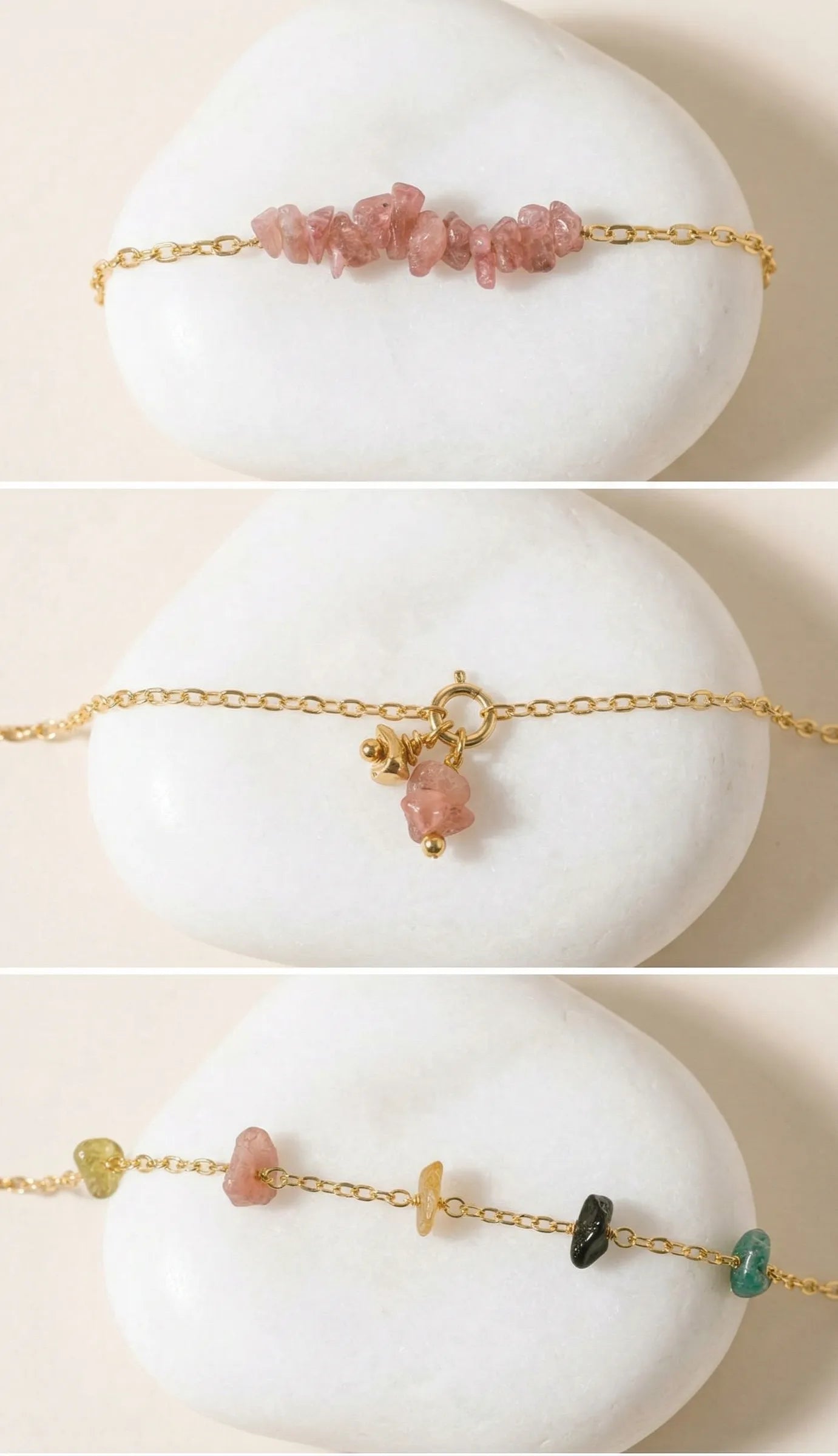 NELOR BR ROSE-Bracelets-Les Petites Pampilles